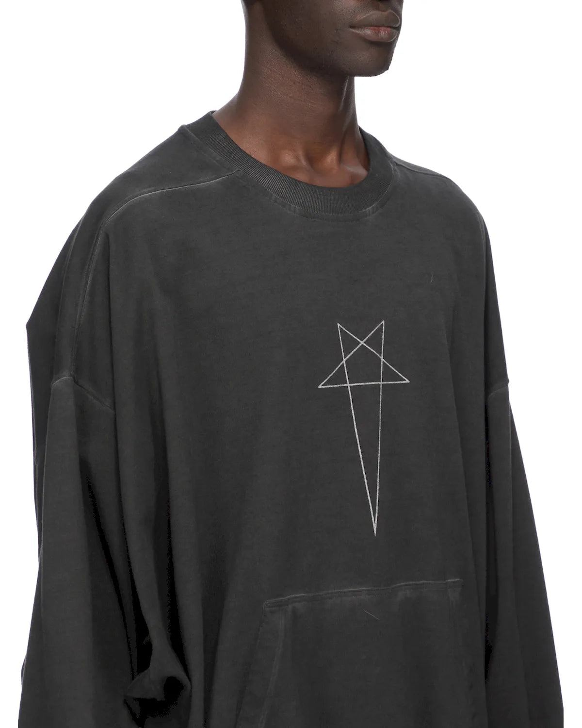 Rick Owens DRKSHDW / HUN CREWNECK (DU02F6267)