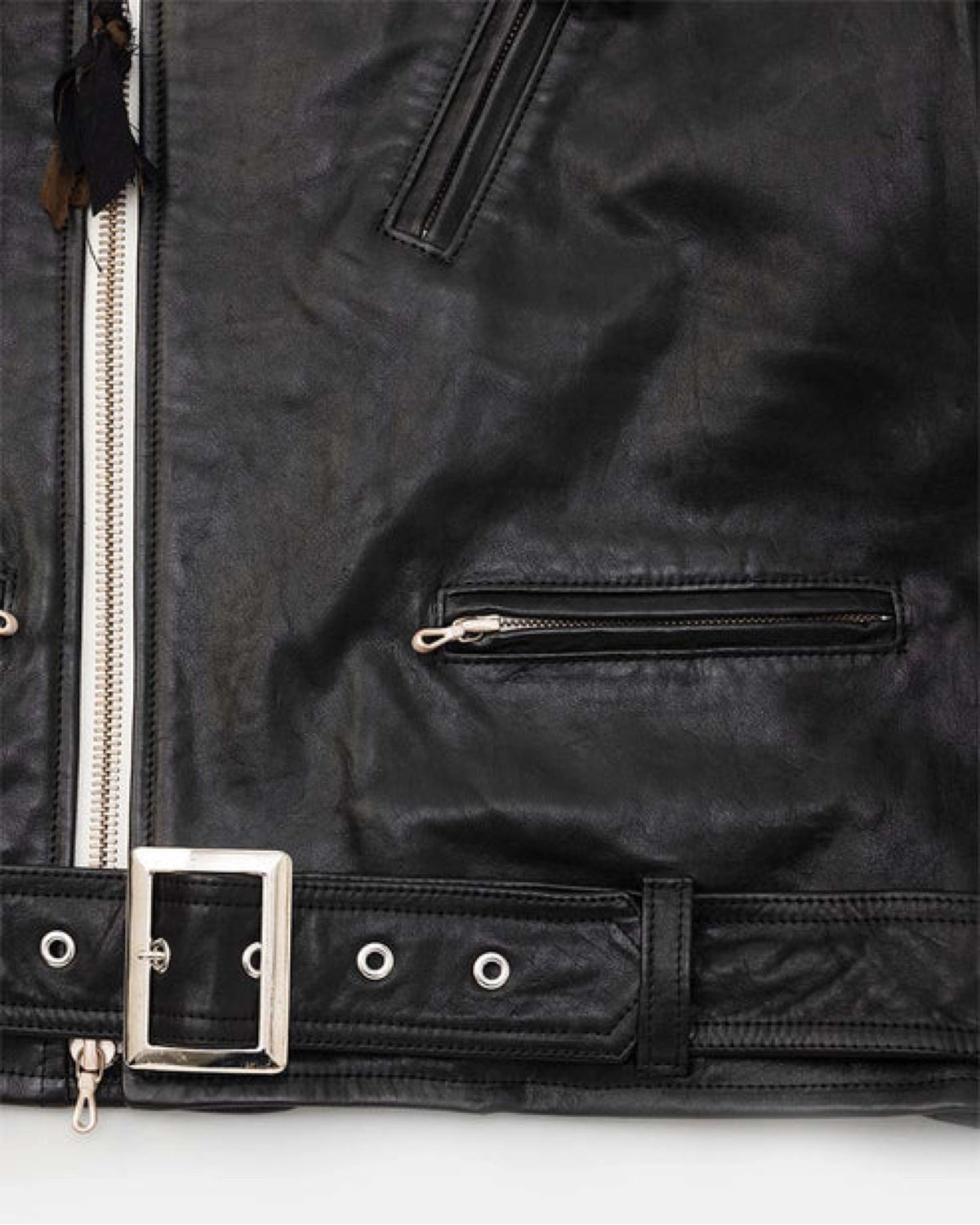 DIGAWEL / Leather biker jacket (DWAB012)
