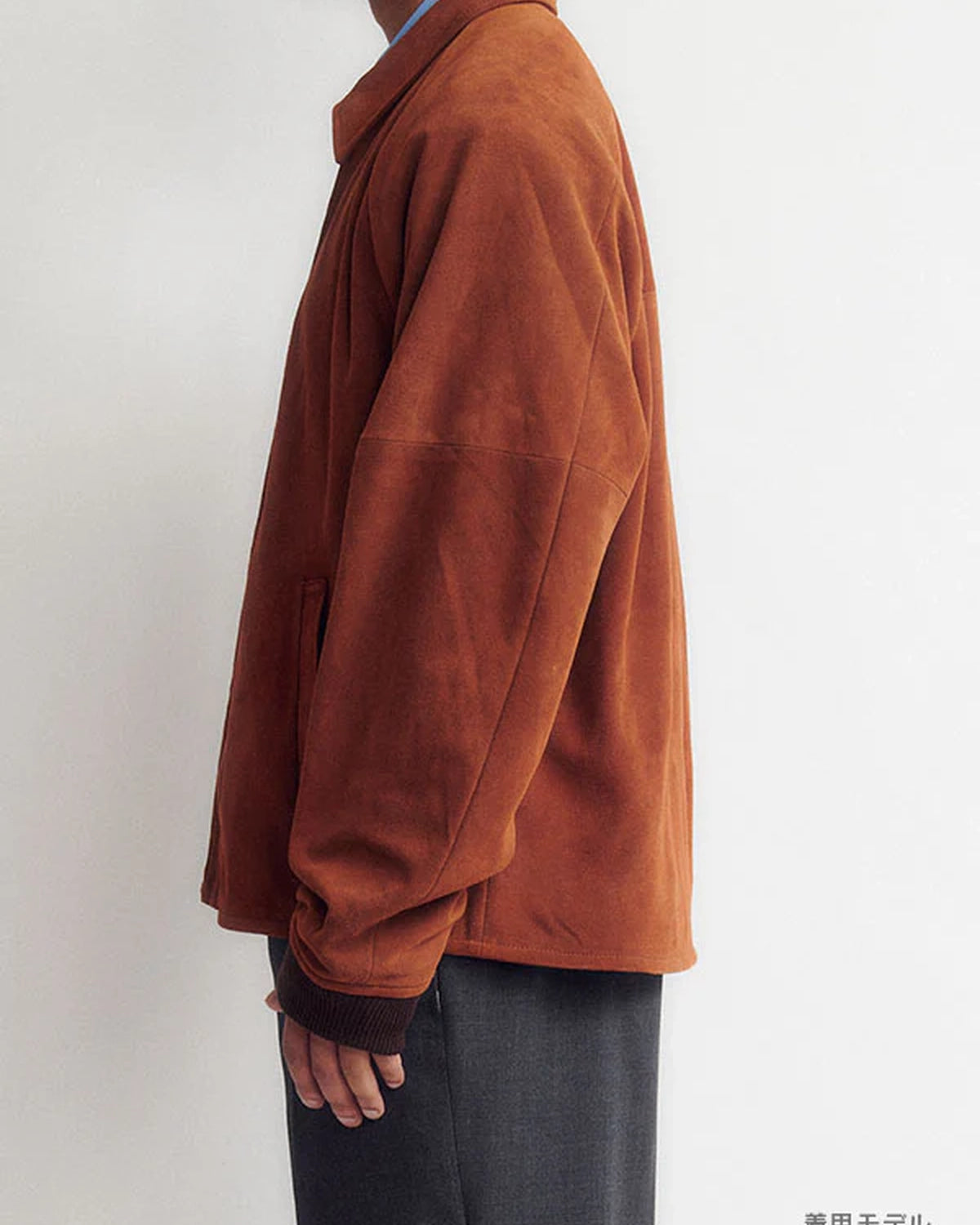 DIGAWEL / Goat suede zip up blouson (DWYB010)
