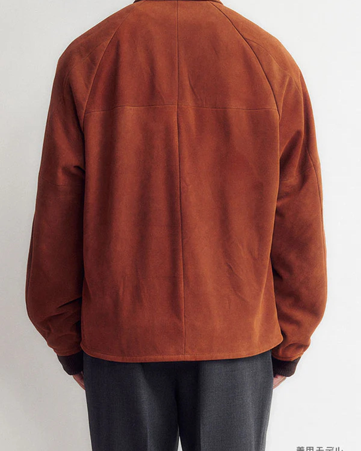 DIGAWEL / Goat suede zip up blouson (DWYB010)