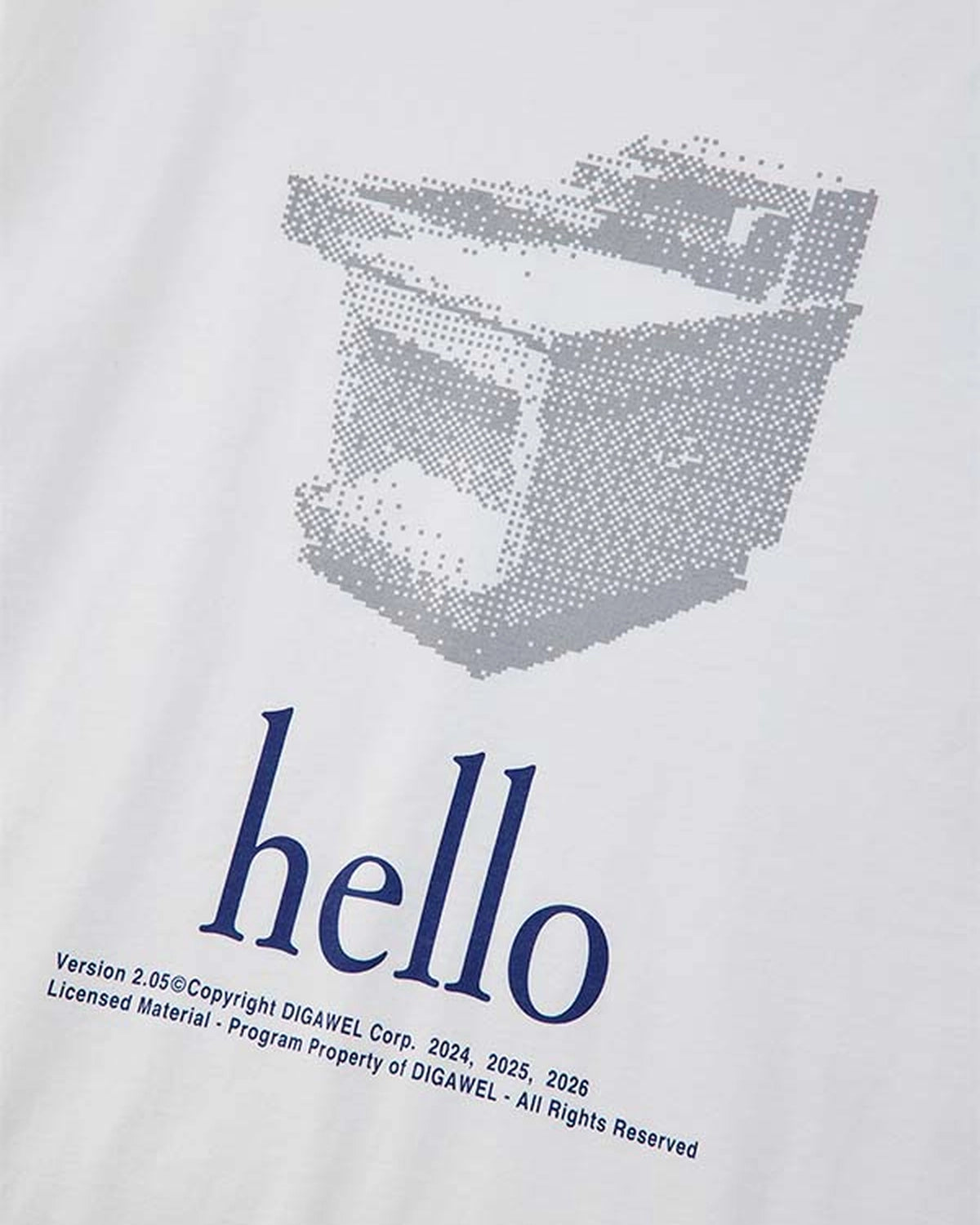 DIGAWEL / T-shirt ②copy machine(ready-made) (DWYA040)