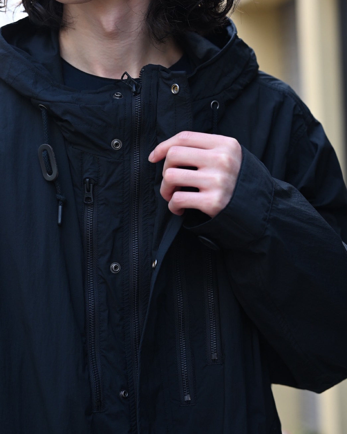 White Mountaineering / WM × ALPHA INDUSTRIES HOODED COAT (WM2671201)