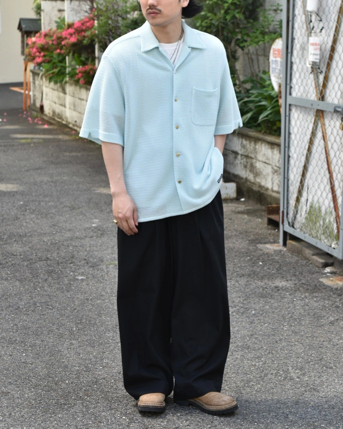 WACKO MARIA / KNIT SHIRT (25SS-WMK-KN24)