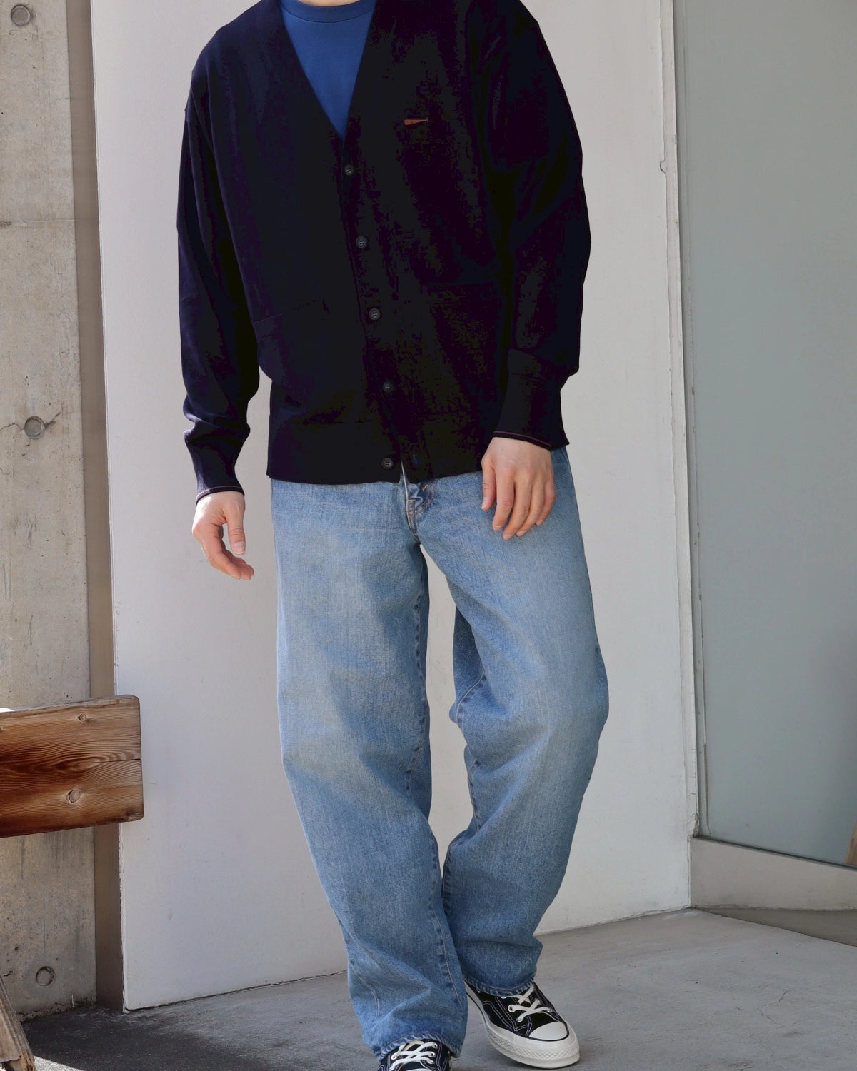 DESCENDANT / NURSE KNIT CARDIGAN (261MADS-KNM02)