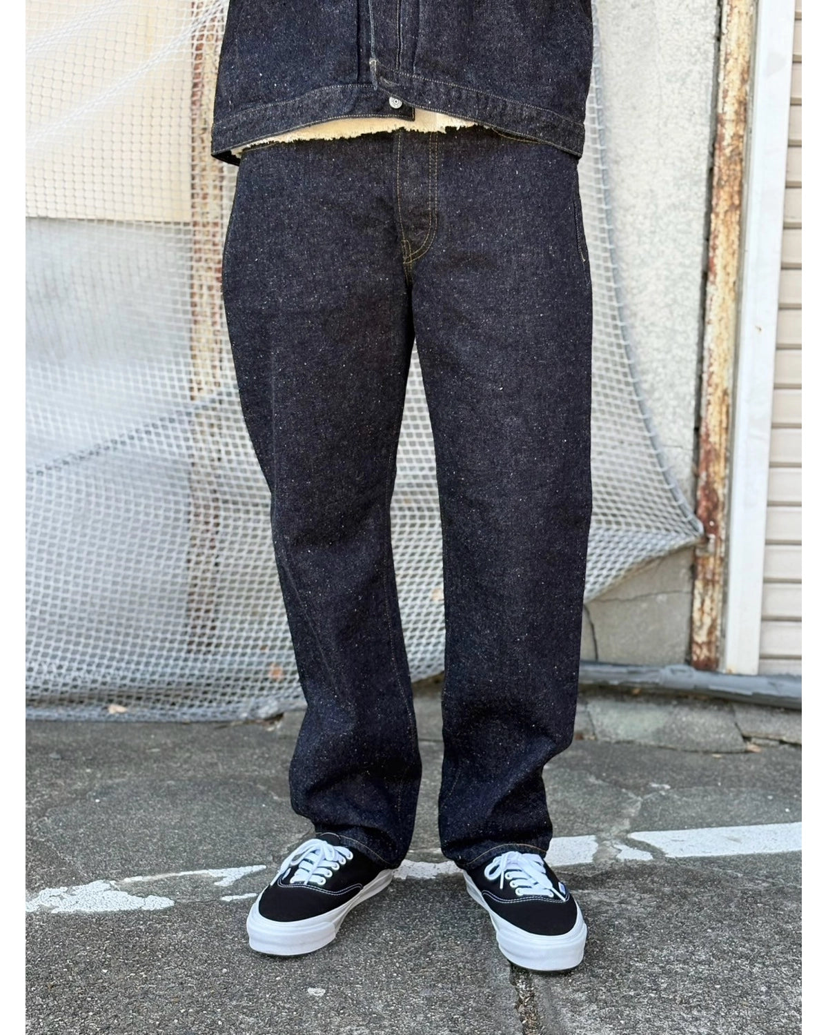 New Manual / #017 LV 61's TAPERED JEANS ONE-WASHED