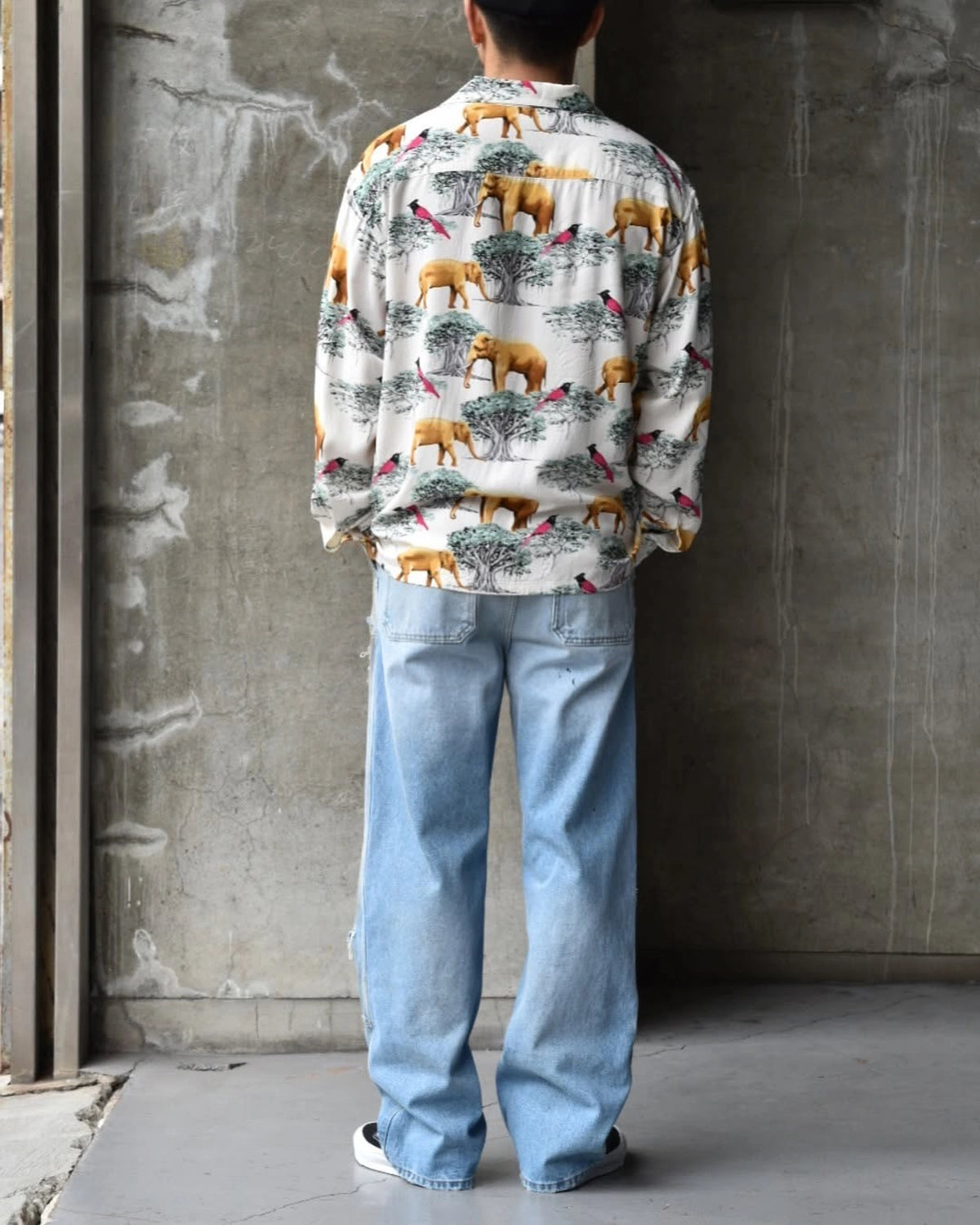 BEDWIN & THE HEARTBREAKERS / L/S OLG ALOHA SHIRT "ROGERS" (25SB1744)