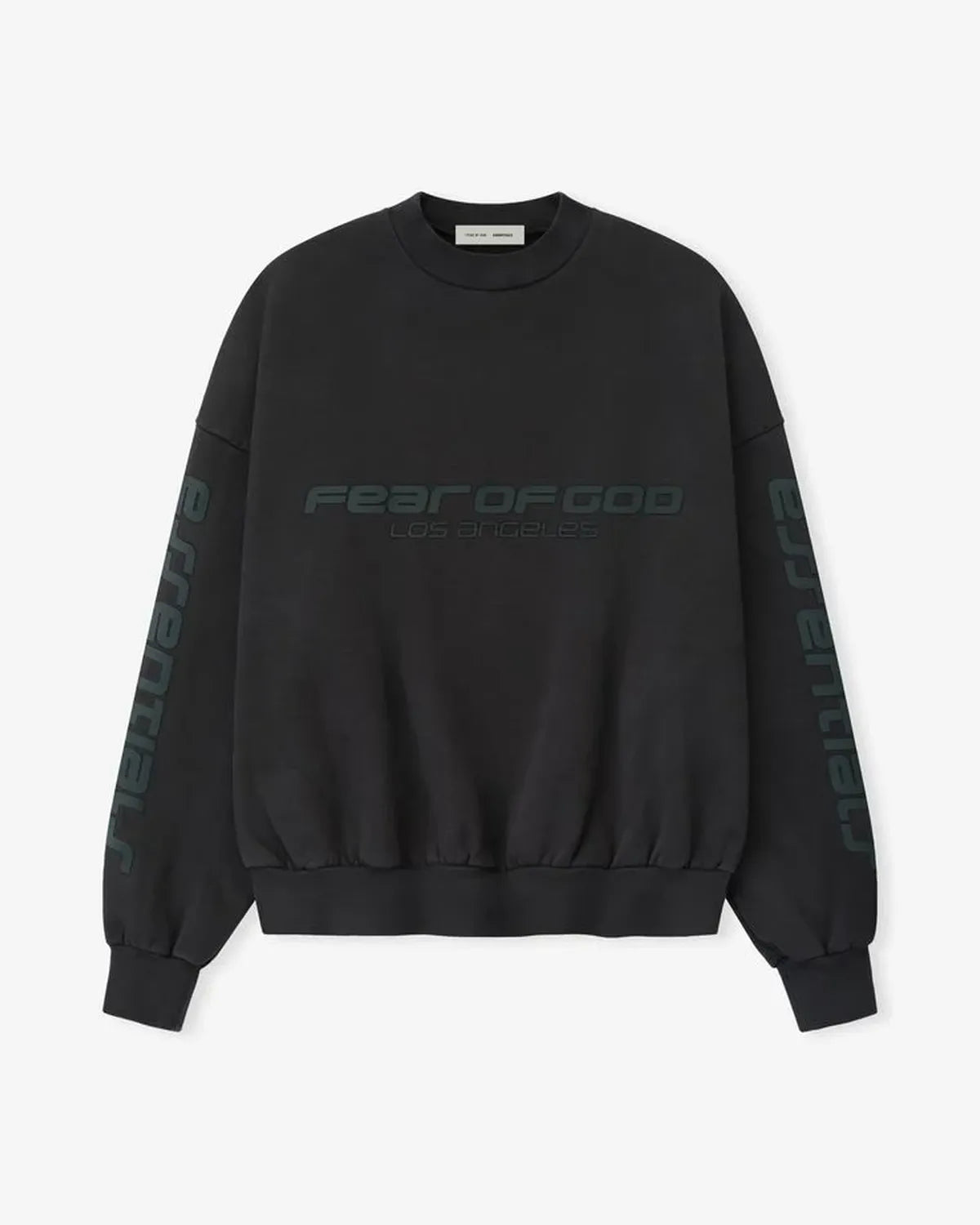 ESSENTIALS / Heavy Fleece Cropped Relaxed Sweatshirt (192HO256891F)
