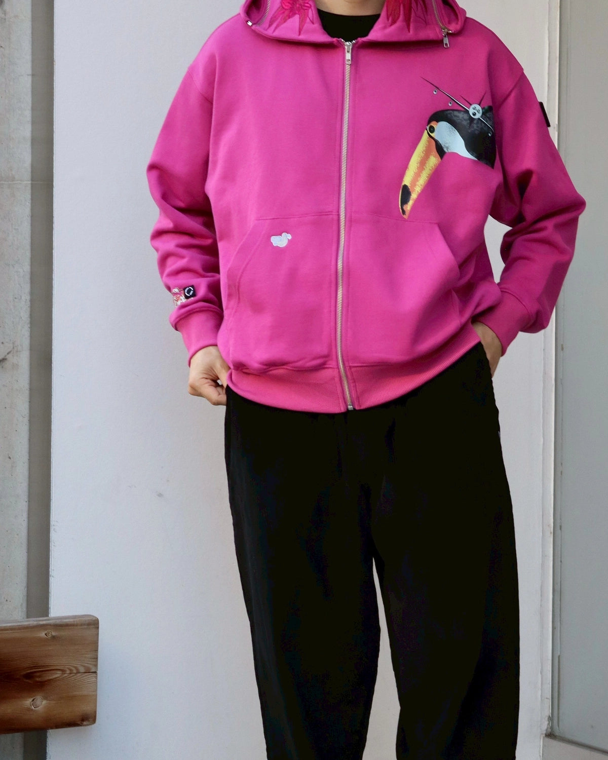 PHINGERIN / ZIPOFF HOODIE (PD-252-HCS-041)