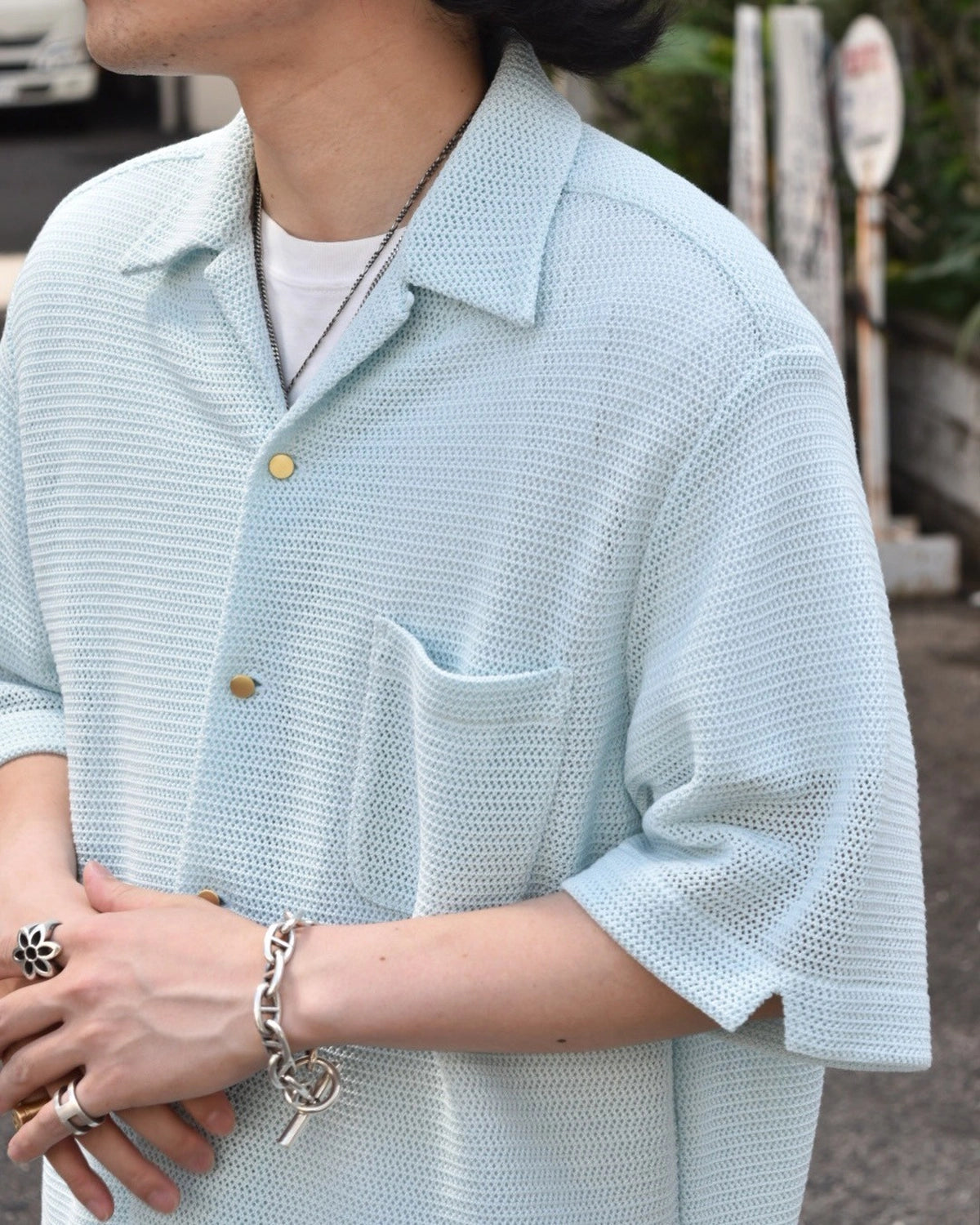WACKO MARIA / KNIT SHIRT (25SS-WMK-KN24)