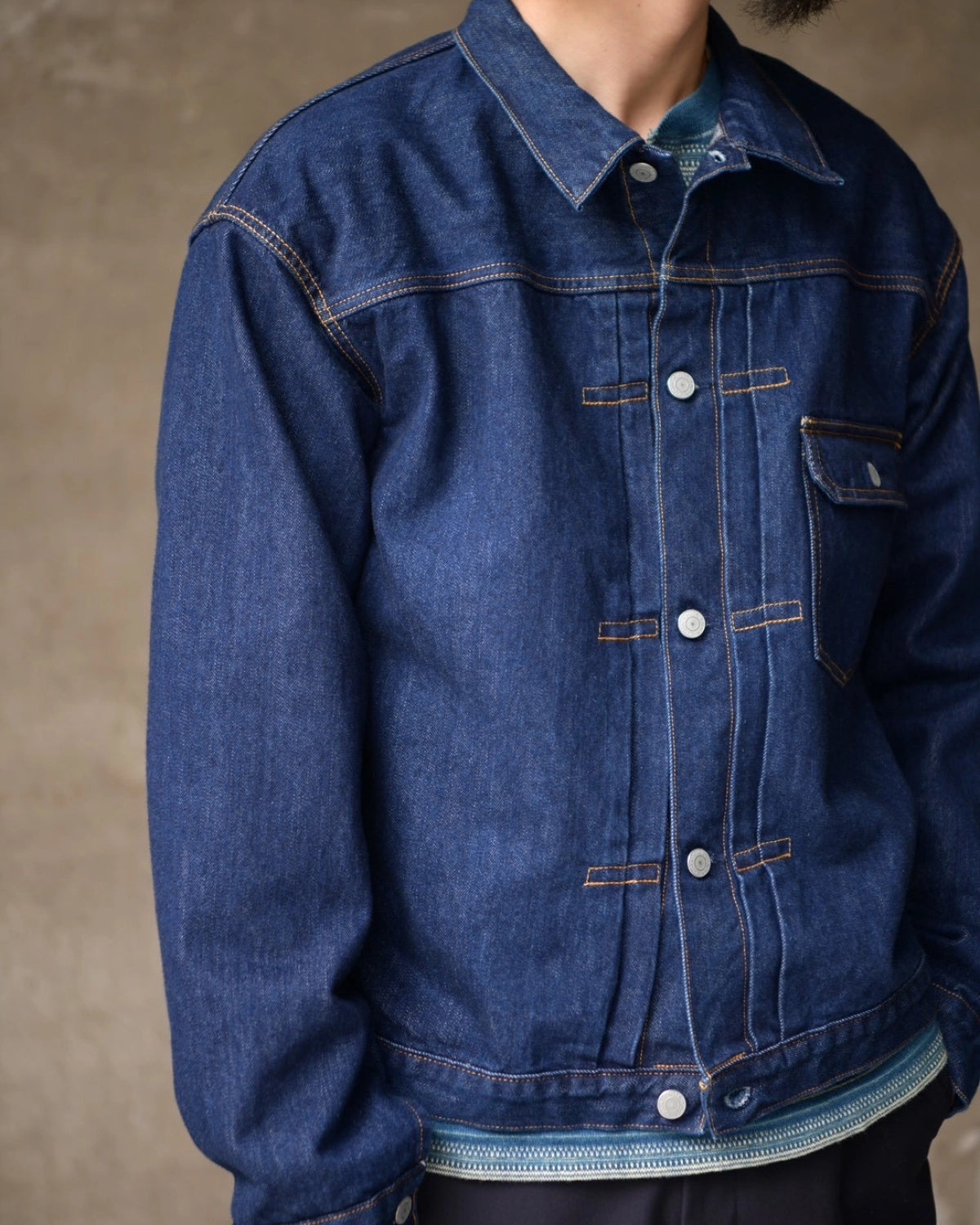 CIOTA / シングルポケットデニム JACKET (JKLM-301-NIW)