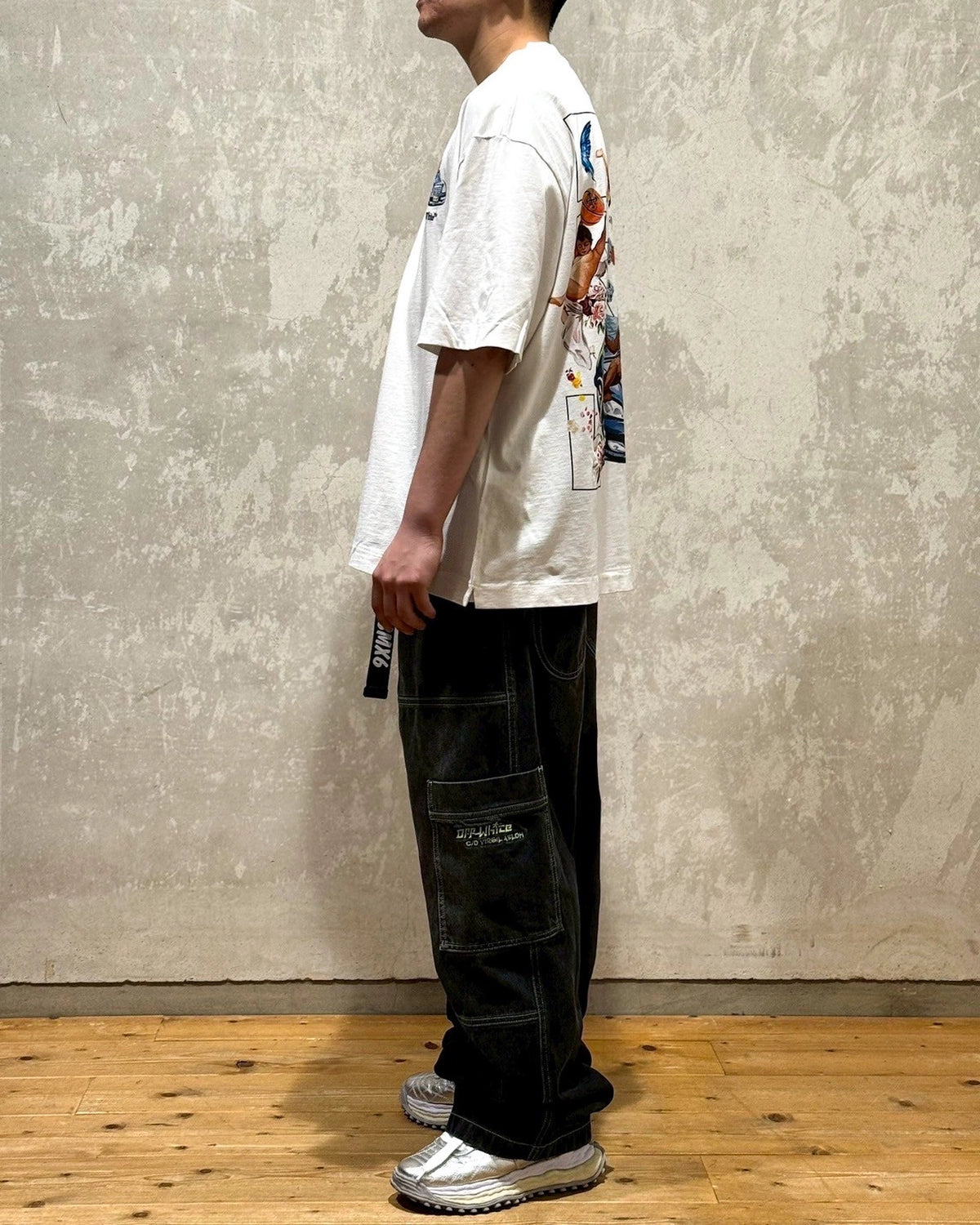 Off-White™ / FRESCO ARROW SKATE S/S TEE (OMAS25-RTW0043)