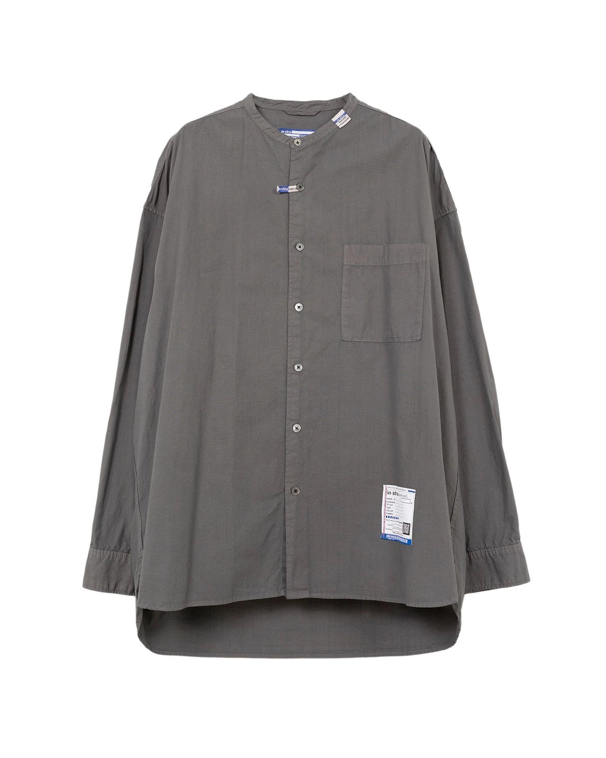 Maison MIHARA YASUHIRO in・stru(men-tal). / Band Collar Long Sleeve Shirt (I13SH031)