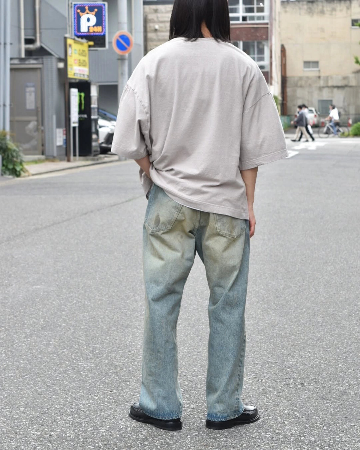 refomed / "SHOULDER GATHER" TEE (RECU-043)
