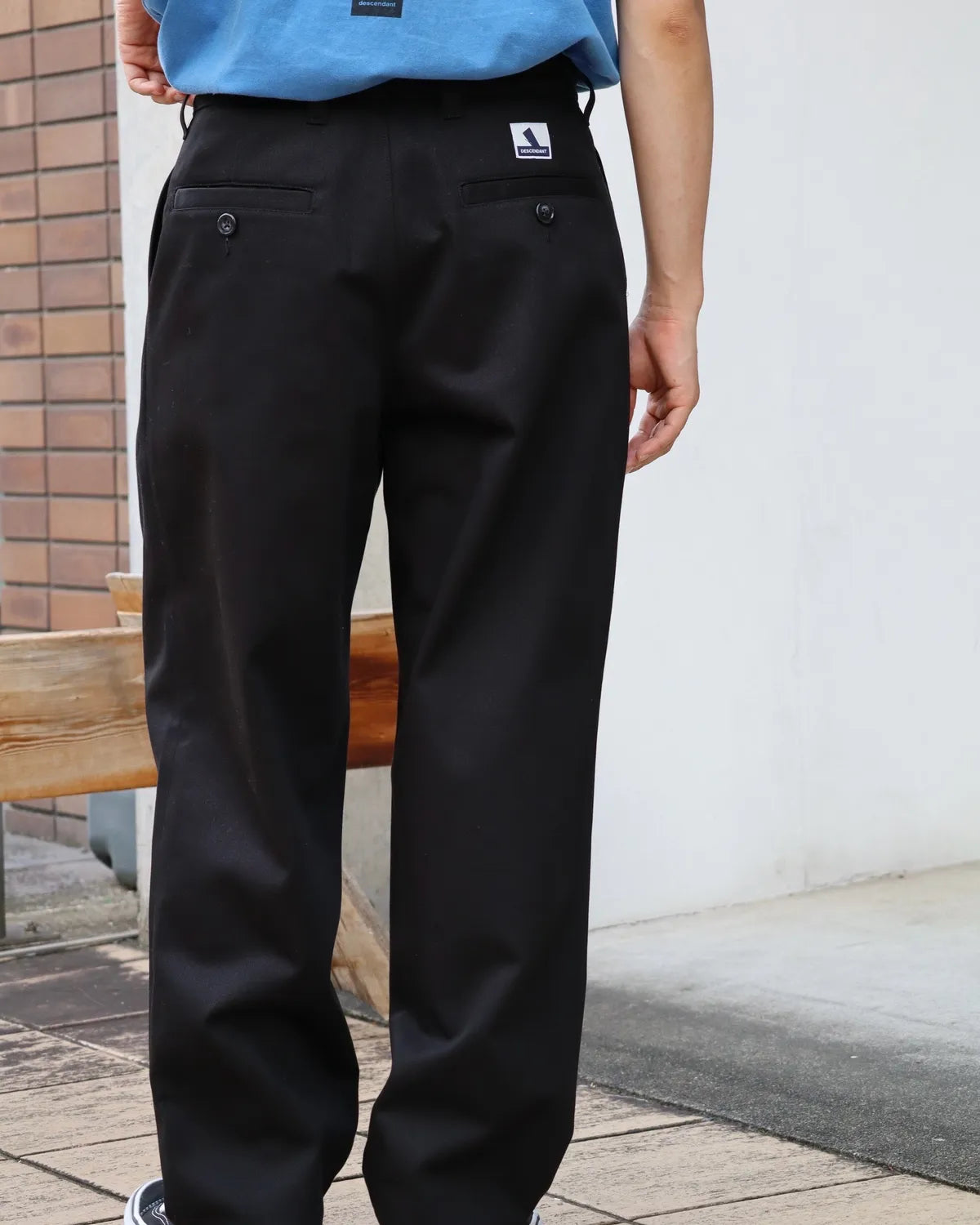 DESCENDANT / DC-3 ORGANIC COTTON TWILL TROUSERS (262TQDS-PTM01)
