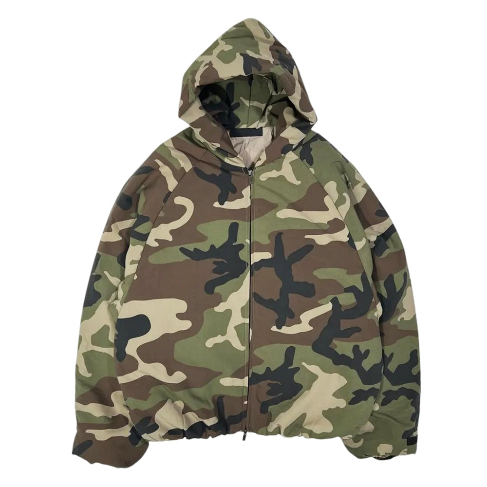 ESSENTIALS / MILITARY NYLON HOODED JACKET (202BT244818F)