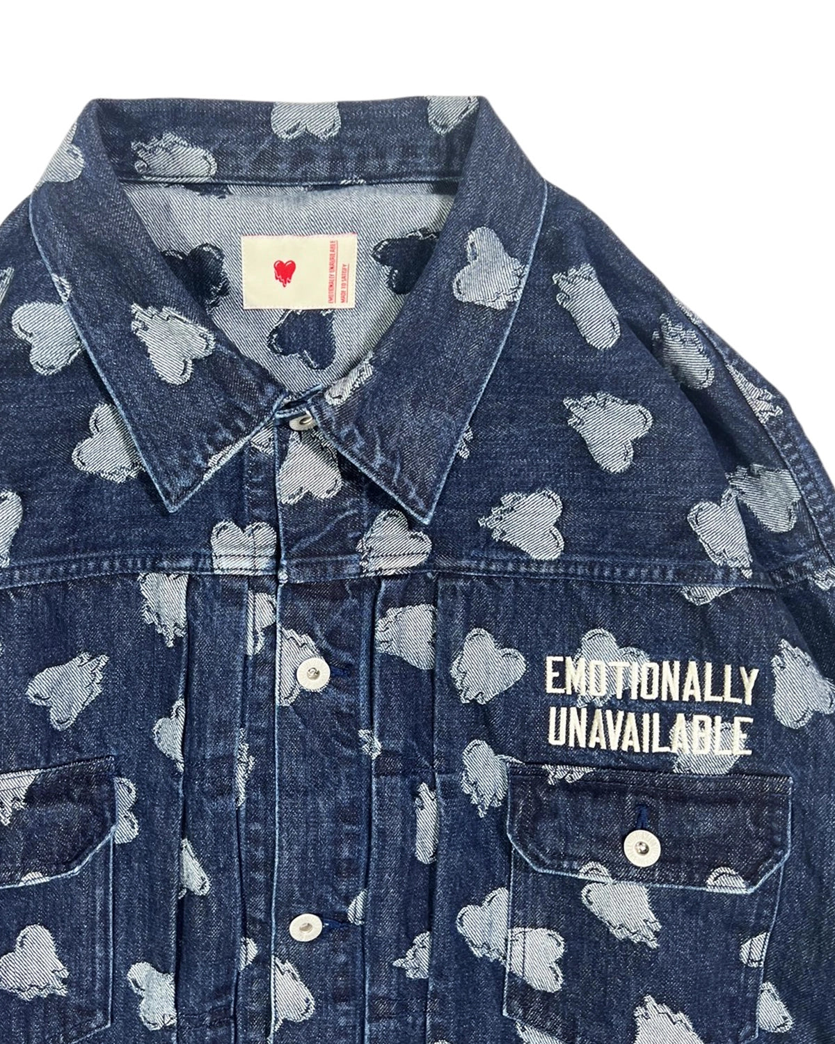 Emotionaly Unavailable  / EU DENIM JACKET (EU-HR8-0000-001)