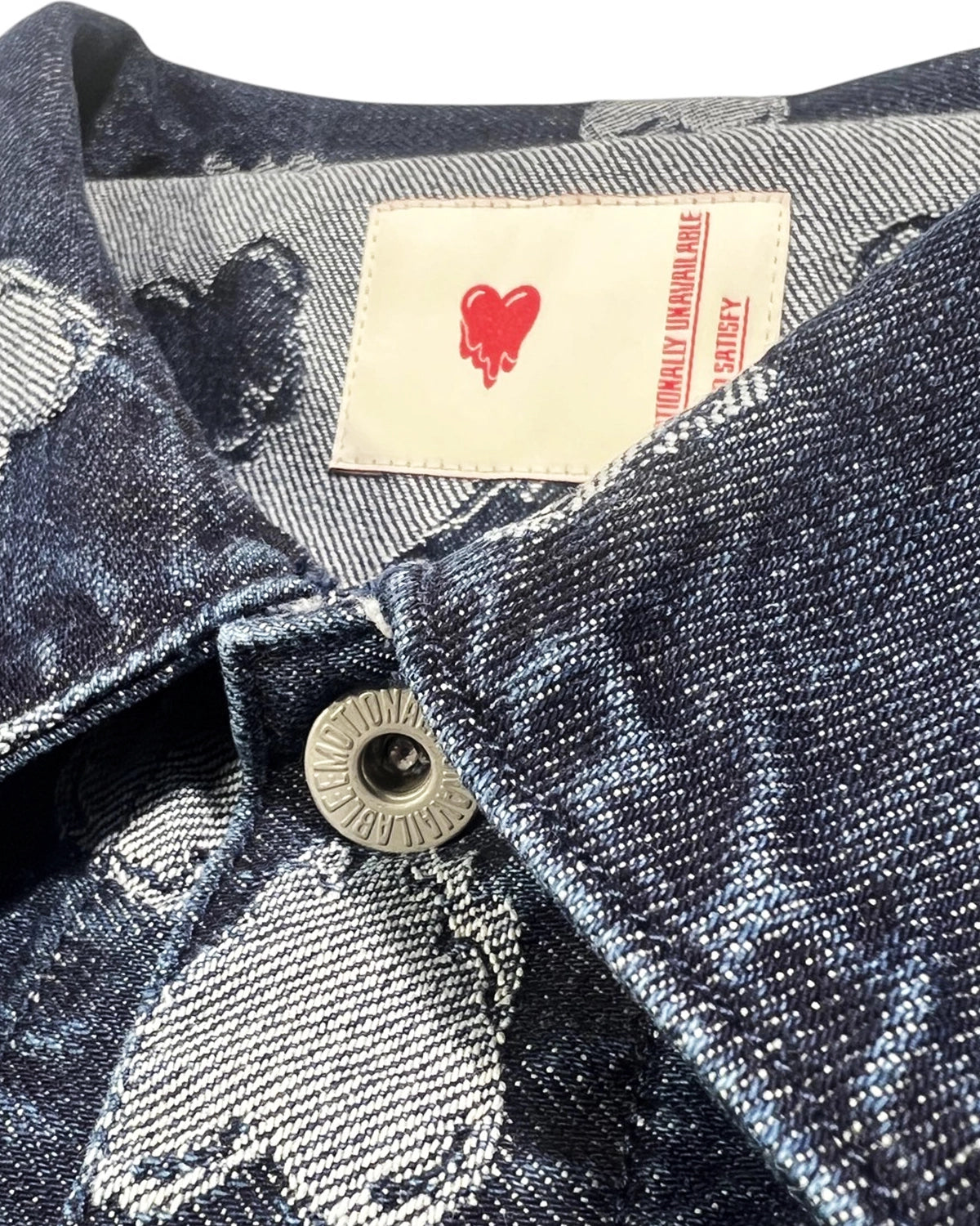 Emotionaly Unavailable  / EU DENIM JACKET (EU-HR8-0000-001)