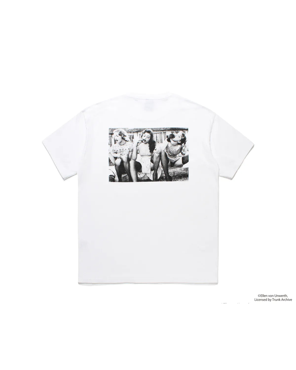 WACKO MARIA × ELLEN VON UNWERTH / WASHED HEAVY WEIGHT T-SHIRT -TYPE-2- (EVU-WM-WT02)