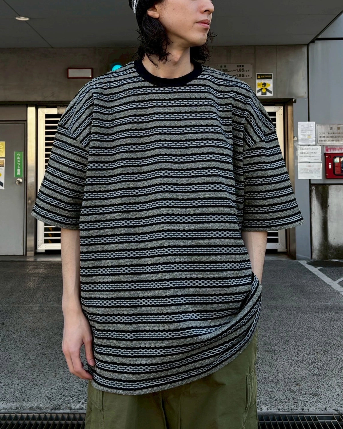 COOTIE PRODUCTIONS® / Jacquard Border S/S Tee (CTE-25S321)