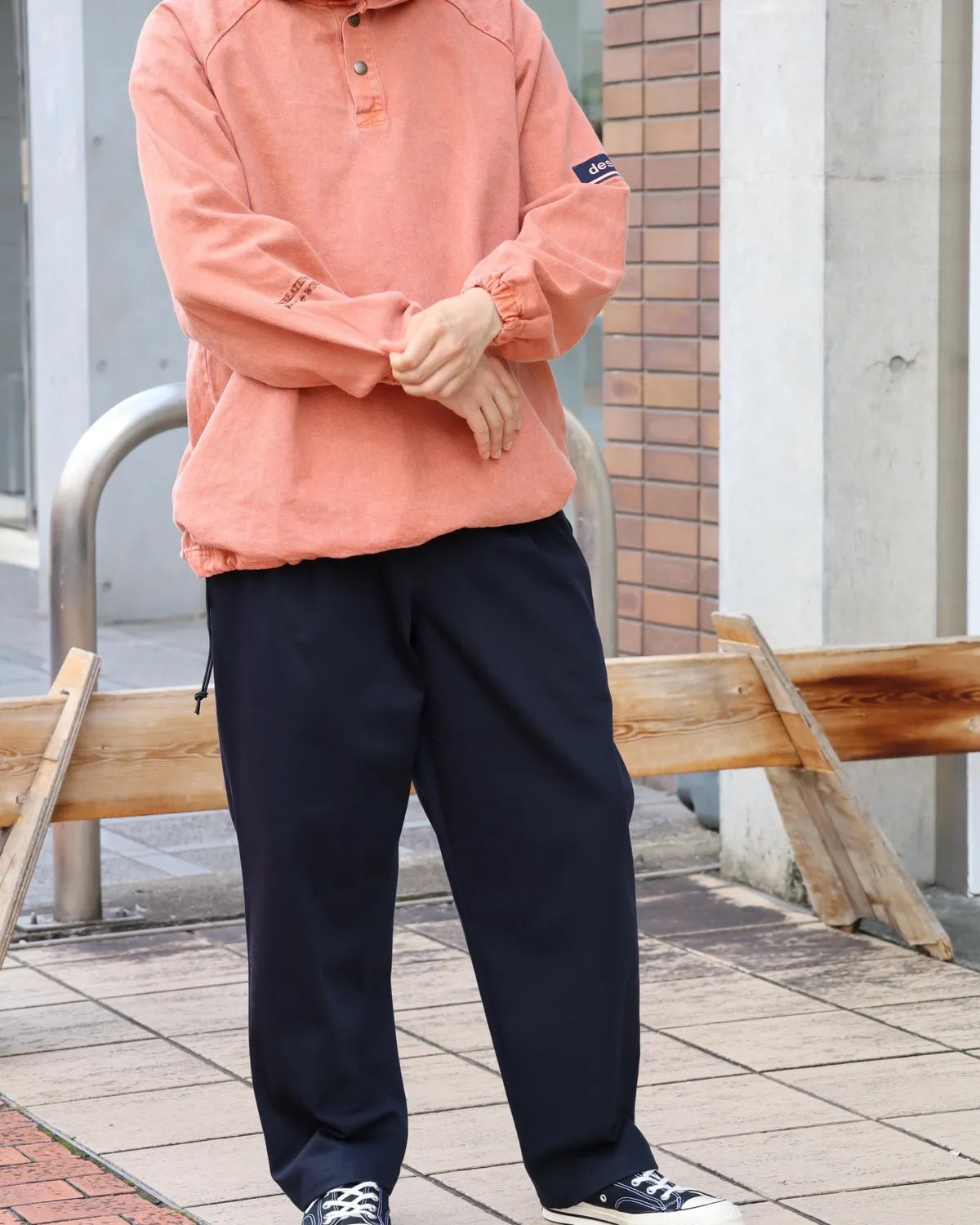 DESCENDANT / DC-3 ORGANIC COTTON TWILL TROUSERS (262TQDS-PTM01)