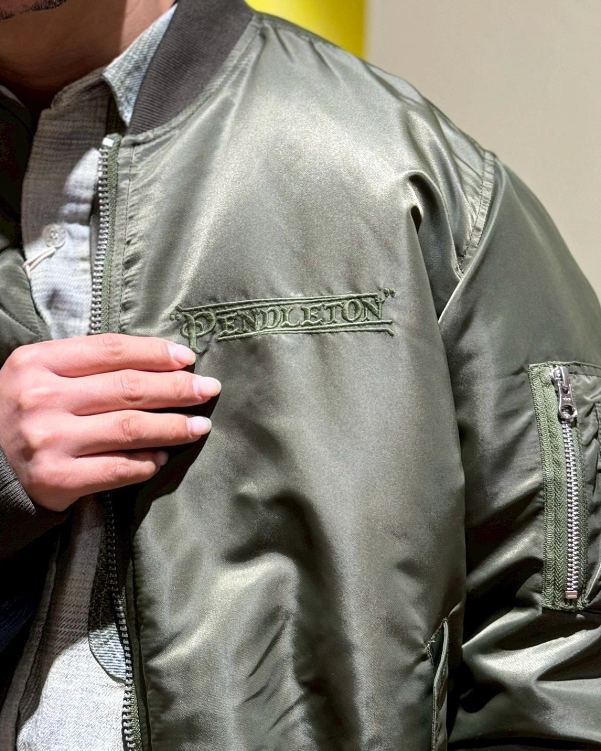 MIYAGIHIDETAKA × PENDLETON / MA-1 (MH044)