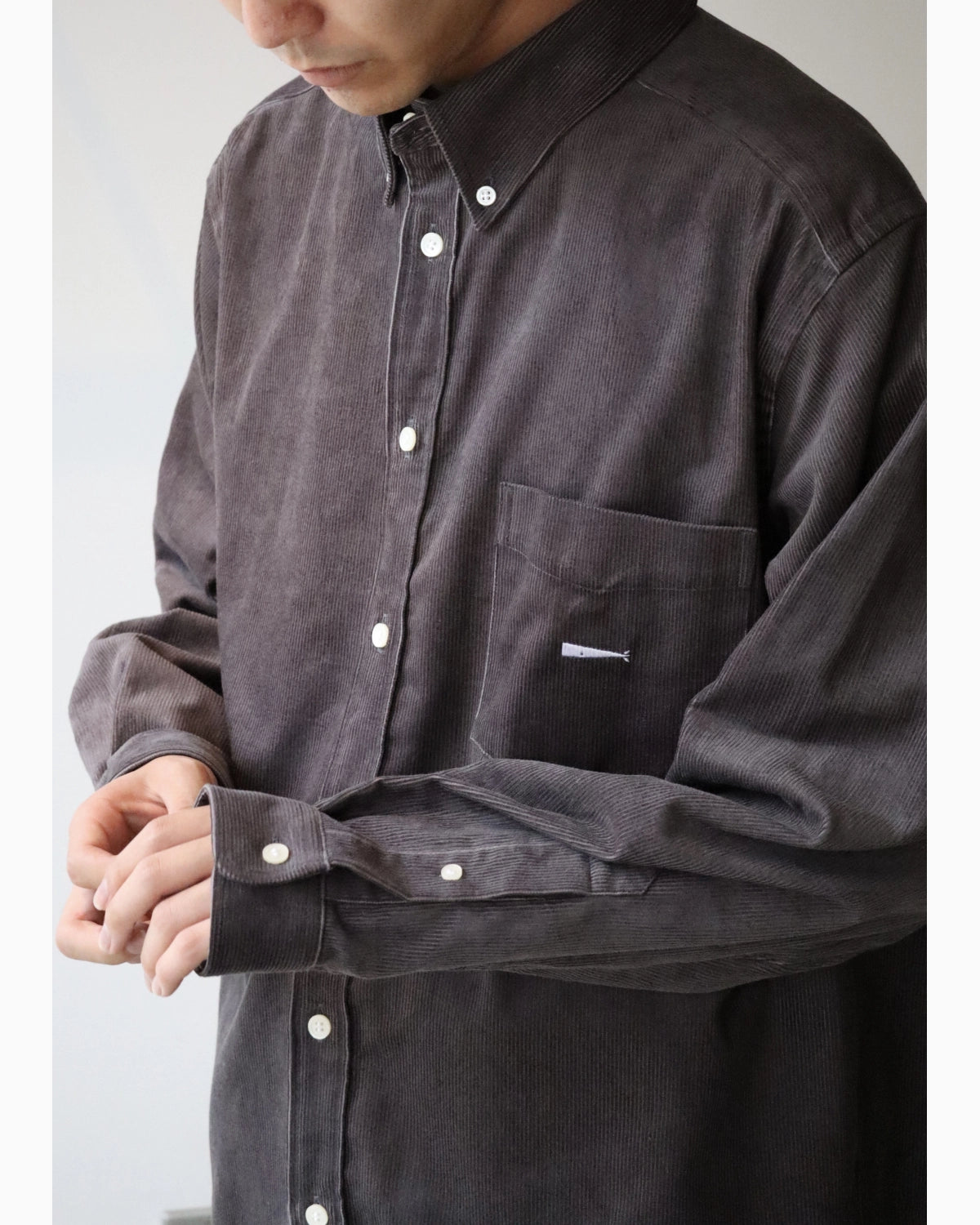 DESCENDANT / PALM CORDUROY LS SHIRT (262CPDS-SHM04)