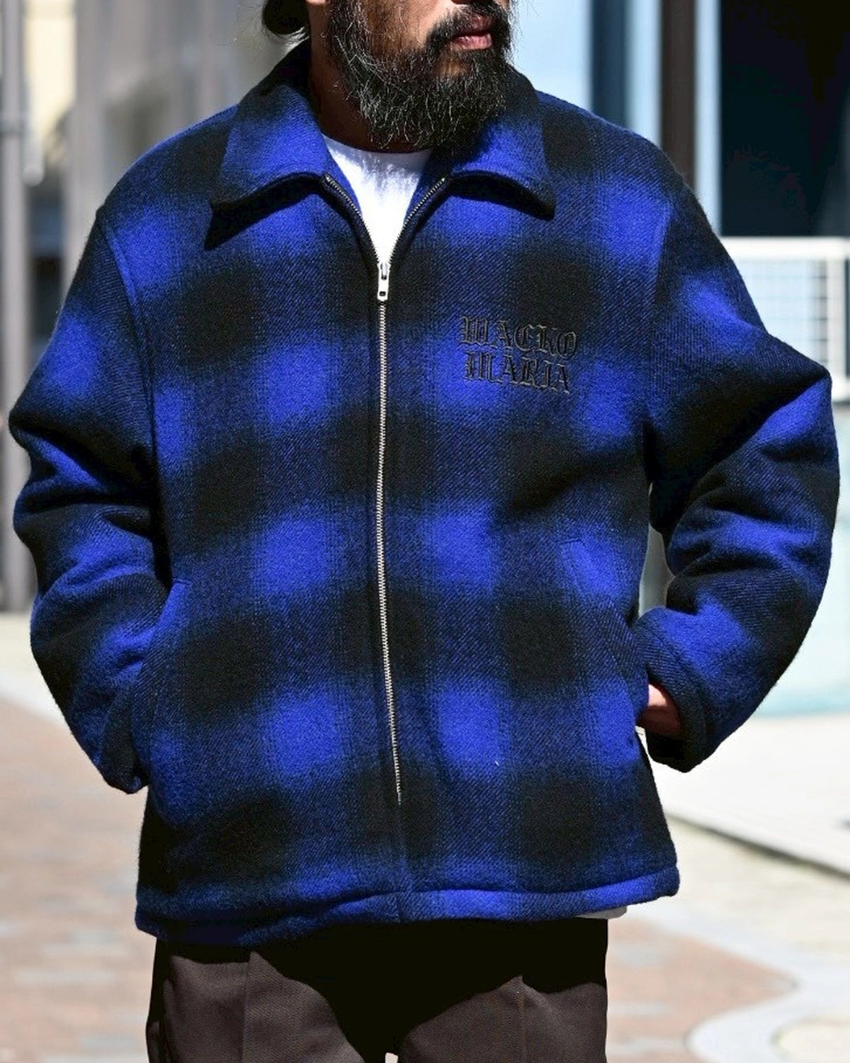 WACKO MARIA / OMBRE CHECK 50'S JACKET -TYPE-2- (25FW-WMO-BL19)