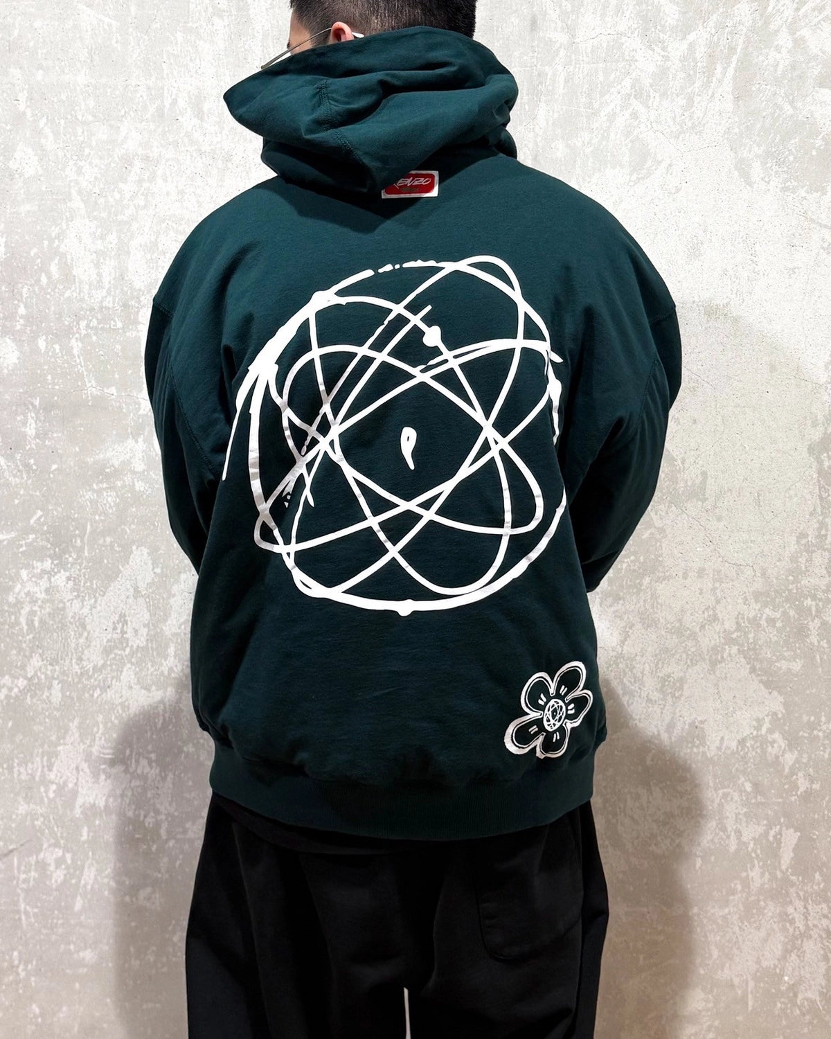 KENZO × Futura / 'Kenzo x Futura 2000' パデッド コットン フ―ディー (FF65HO5504SG)