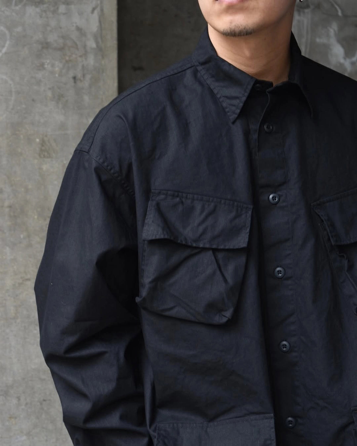 BEDWIN & THE HEARTBREAKERS / L/S BIG JUNGLE SHIRT "KOVE" (25SB1745)