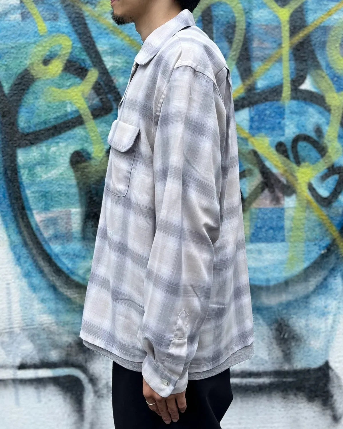 SEQUEL / OPEN COLLAR SHIRT (SQ-26AW-SH-01)