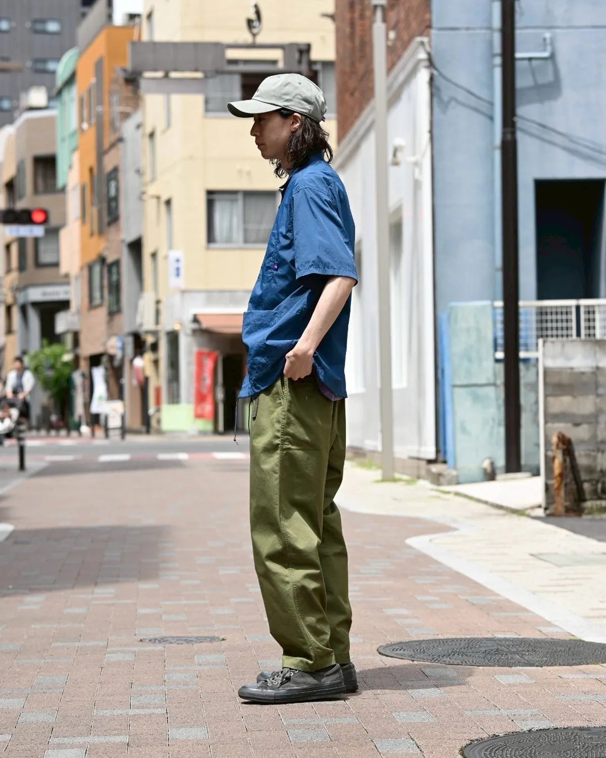 THE NORTH FACE PURPLE LABEL / Nylon Taffeta Field S/S Shirt (N25SG055)