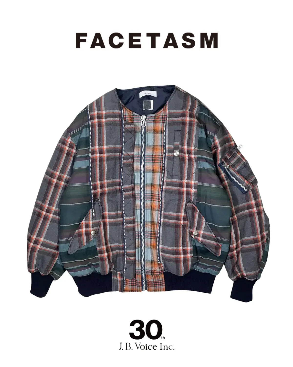 FACETASM (※J.B VOICE EXCLUSIVE ) の REMAKE BUG MA-1 for REGGAWS (RG-JK-U03)