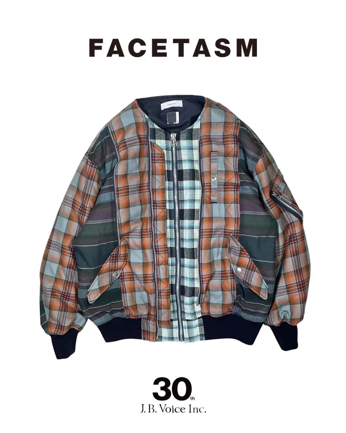 FACETASM (※J.B VOICE EXCLUSIVE ) の REMAKE BUG MA-1 for REGGAWS (RG-JK-U04)