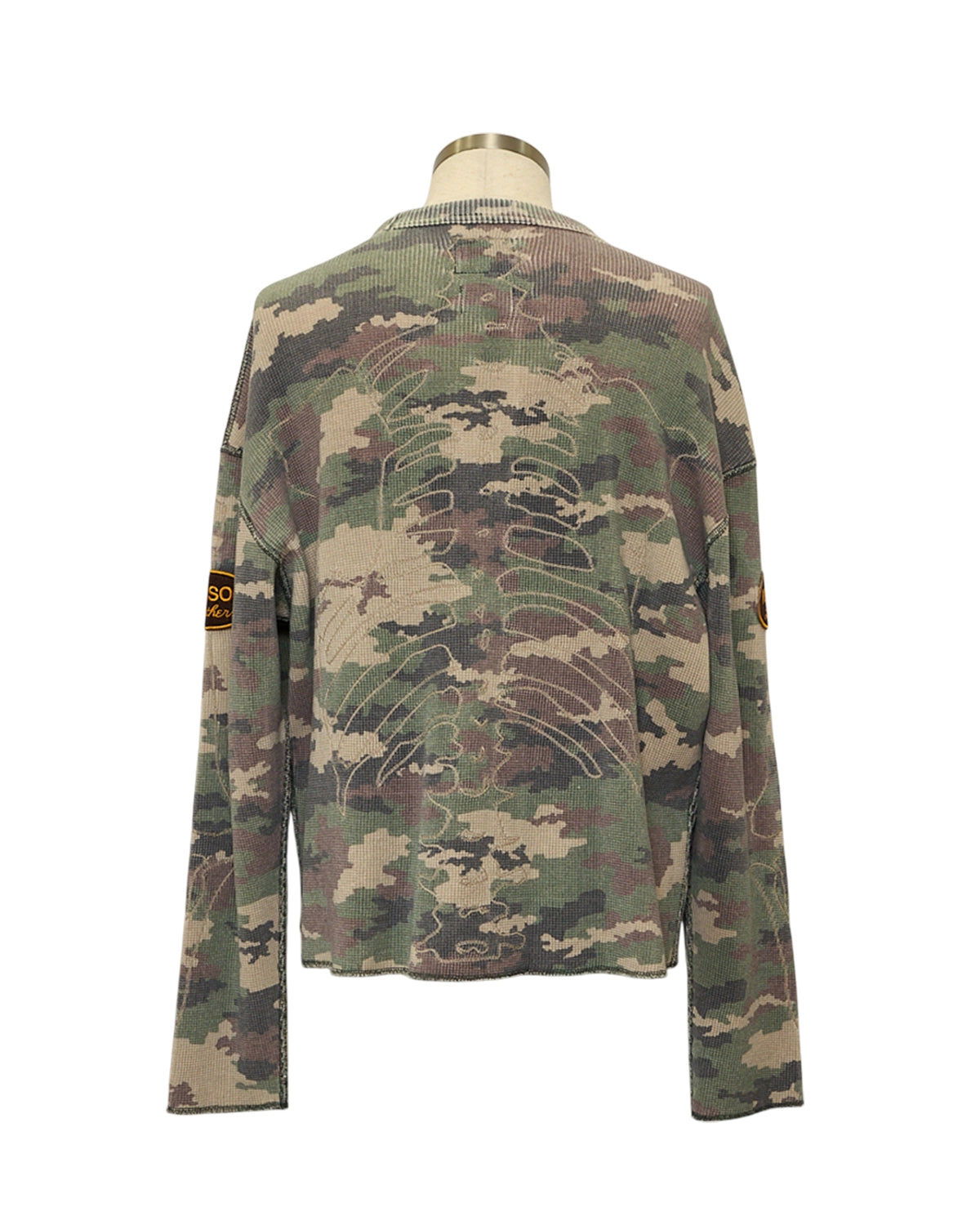 FAF/ Fake As Flowers × VANSON / Thermal Bone L/S Shirts (004341202-V)