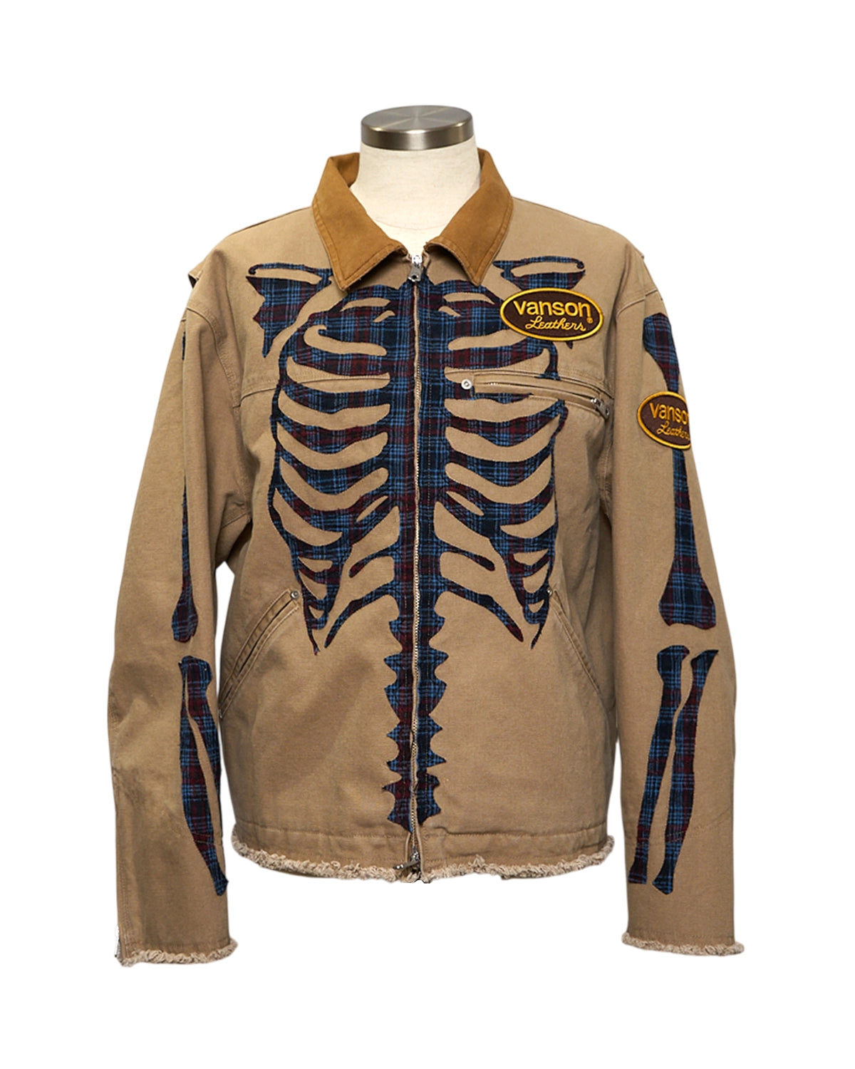 FAF/Fake As Flowers × VANSON の Canvas Bone Jacket (004342202-V)