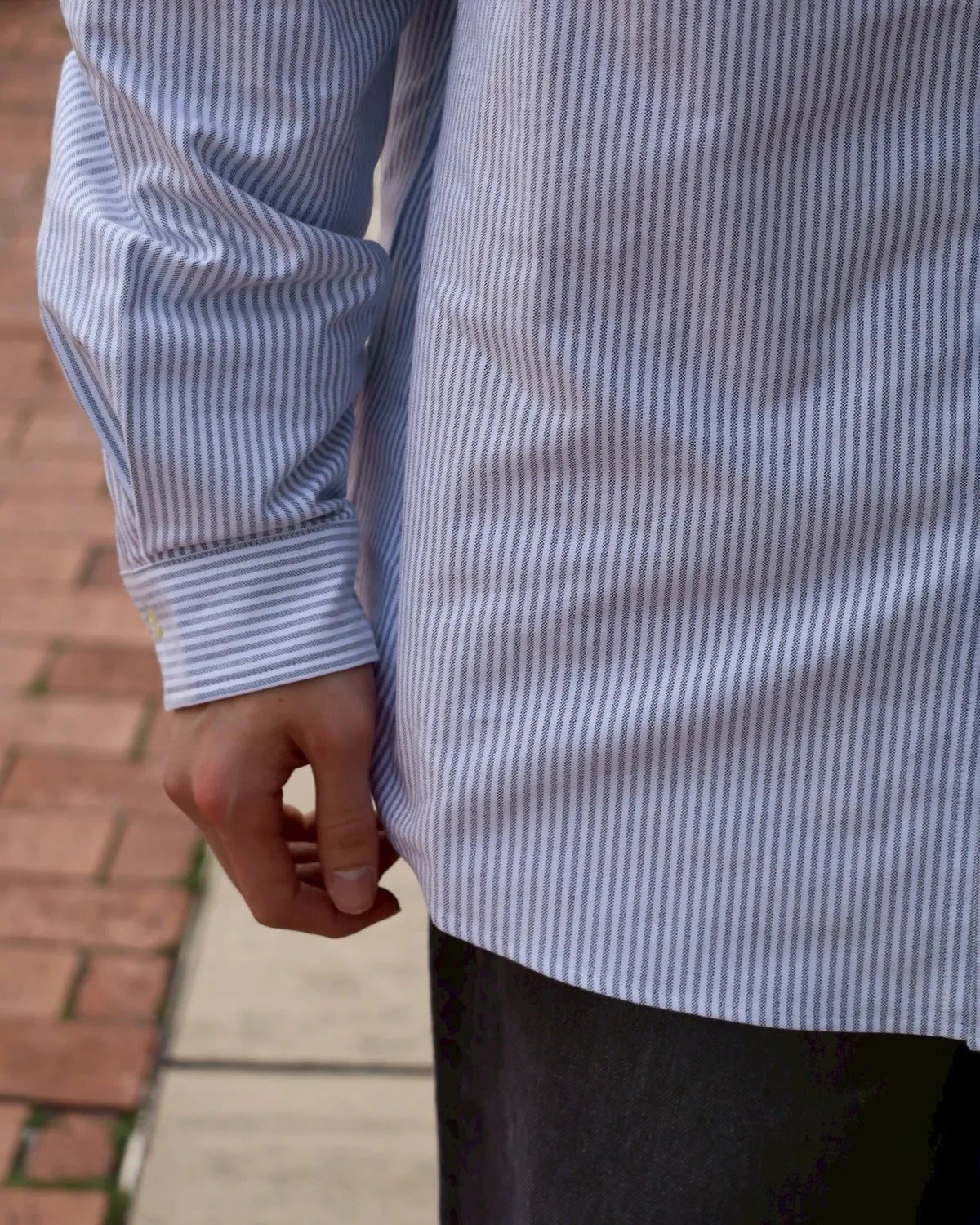 DESCENDANT / KENNEDY'S STRIPE LS SHIRT (261TQDS-SHM02)