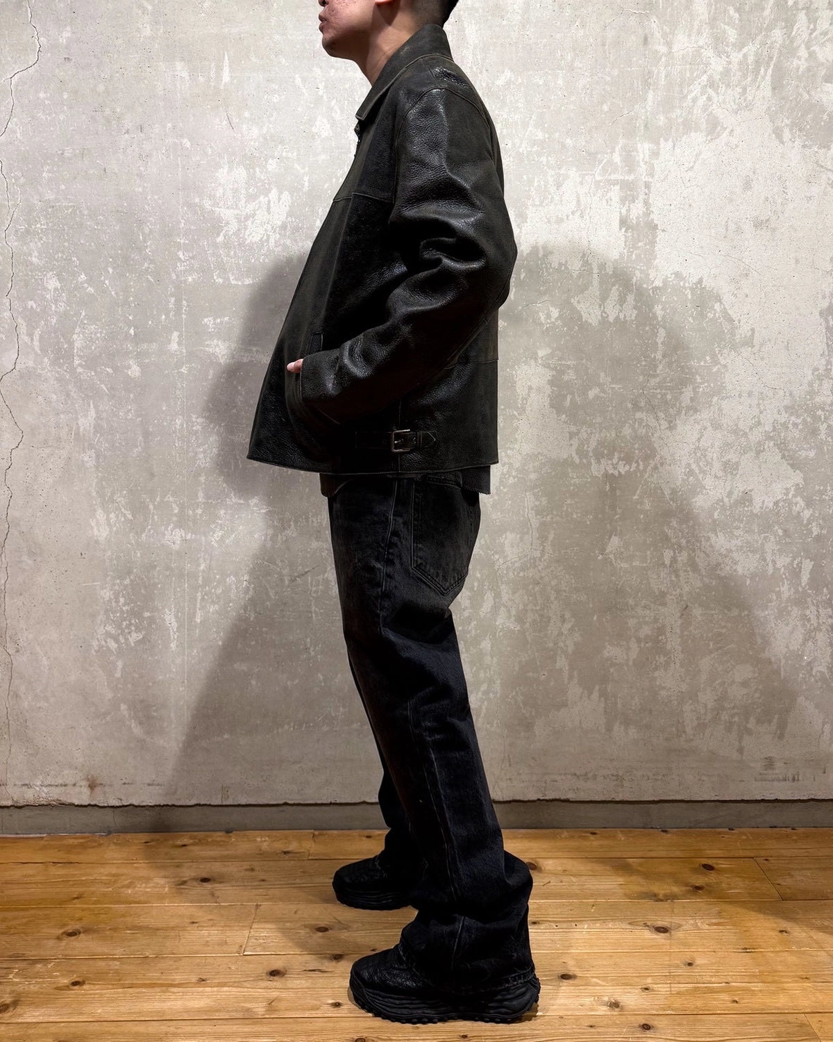 GUESS U.S.A / CRACKLE LTHR JKT (M5BN00L0R10)