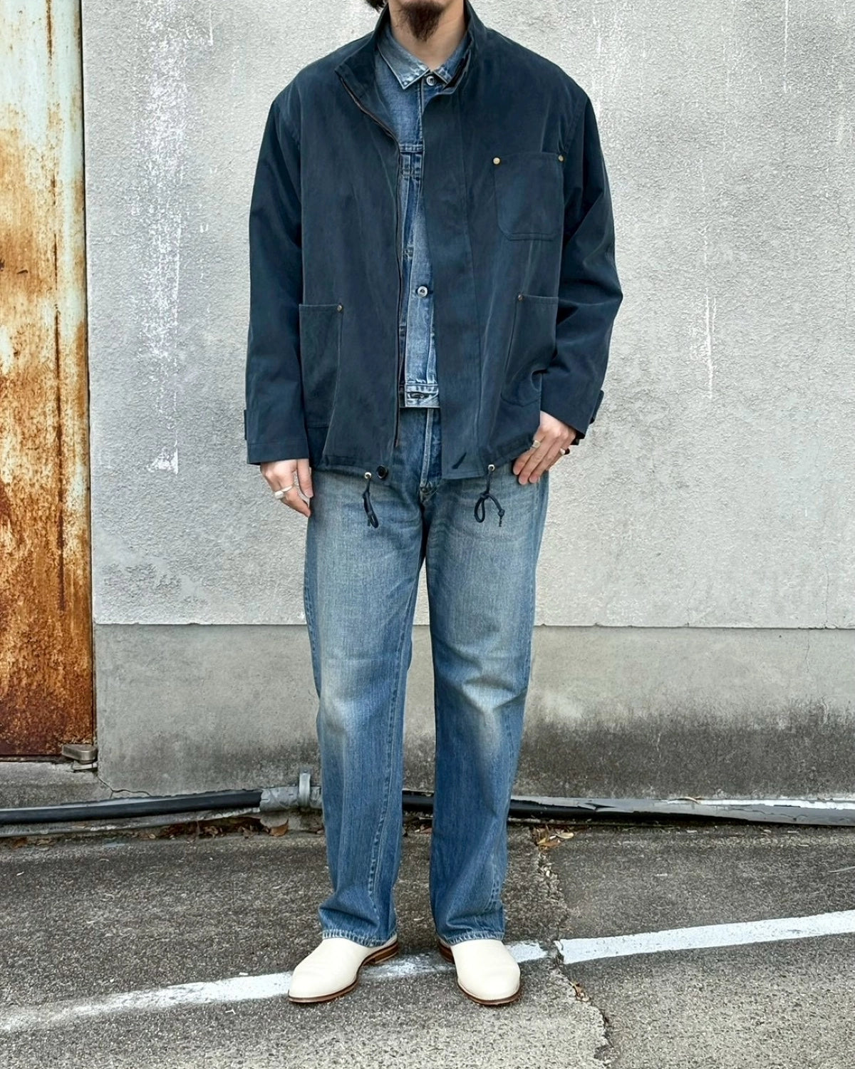 A.PRESSE / Cotton Silk Yacht Jacket (26SAP-01-32)