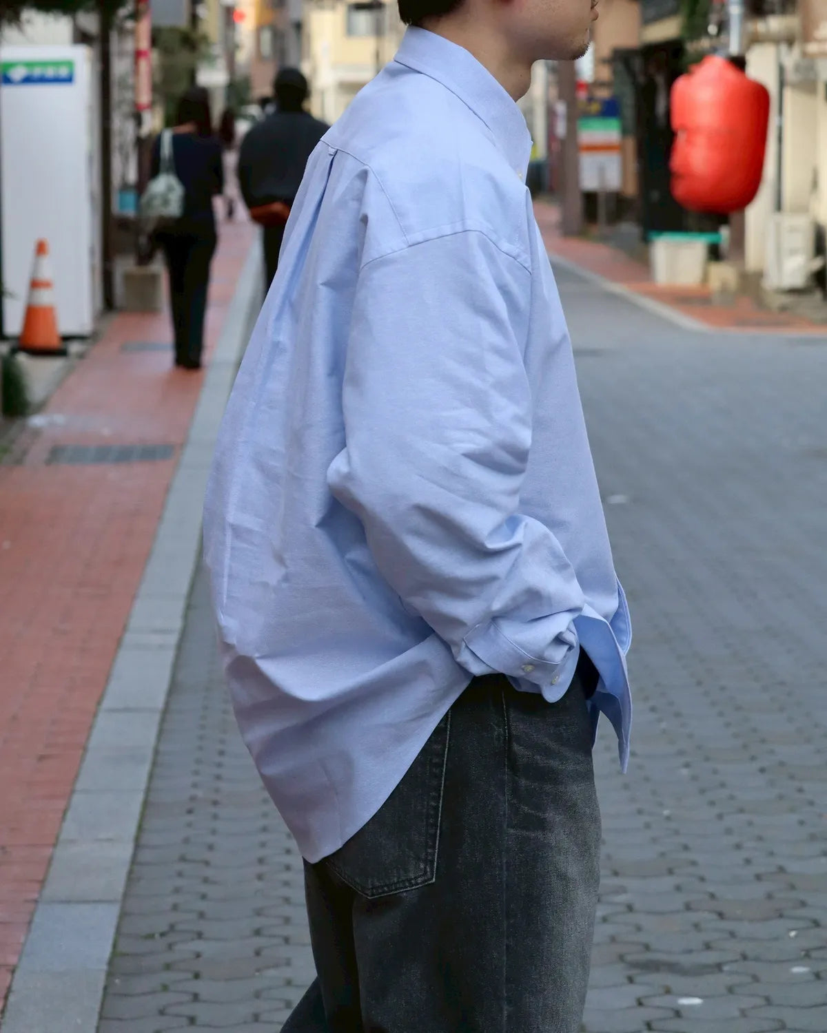 DESCENDANT / KENNEDY'S OXFORD LS SHIRT (261CPDS-SHM01)