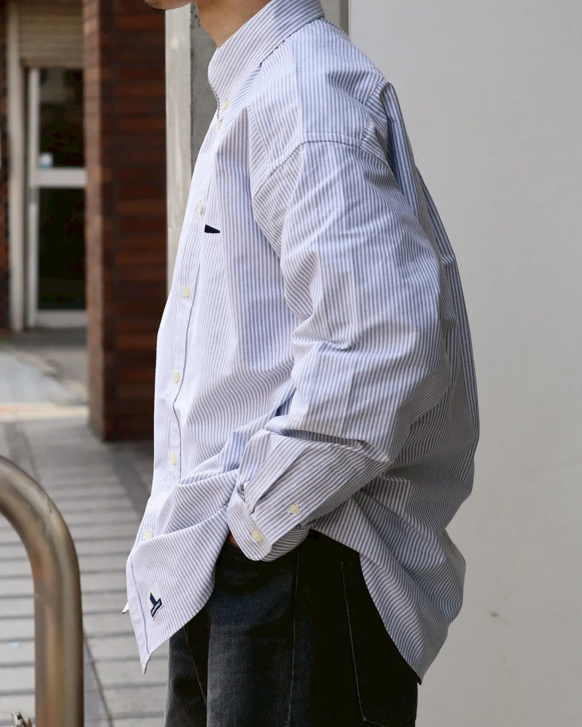 DESCENDANT / KENNEDY'S STRIPE LS SHIRT (261TQDS-SHM02)