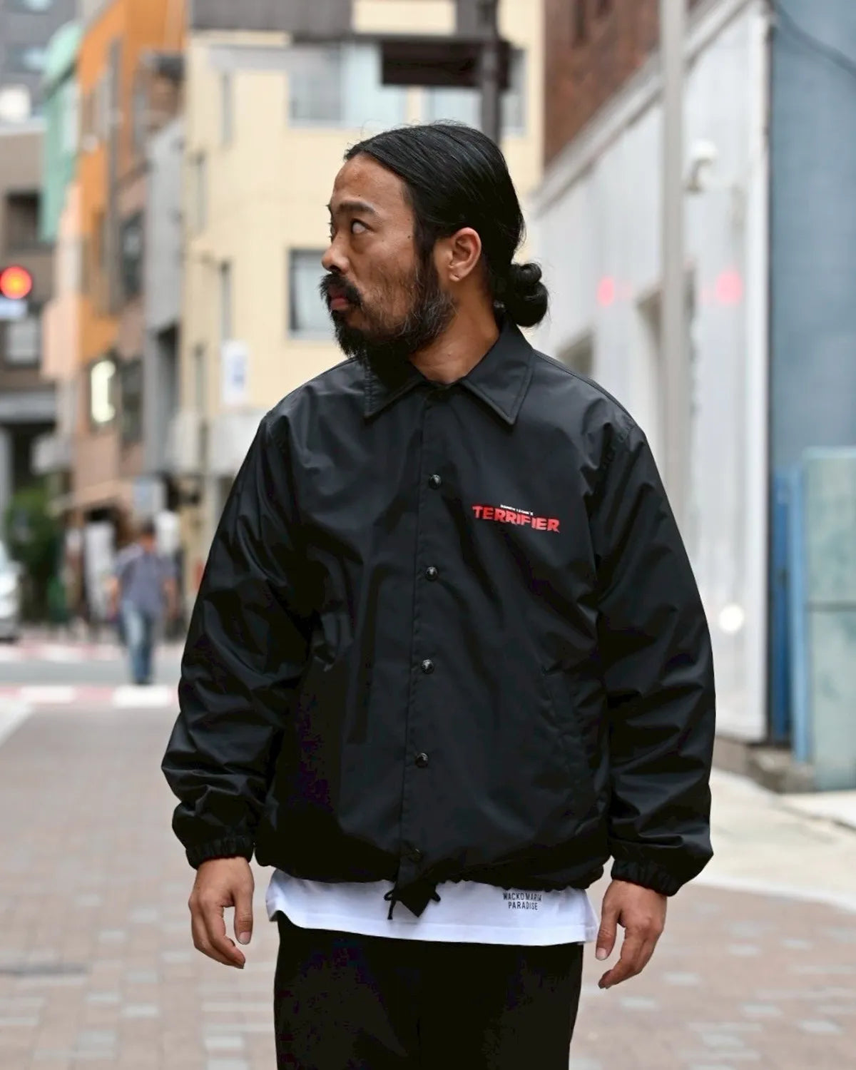 WACKO MARIA × TERRIFIER / COACH JACKET (TERRIFIER-WM-BL02)