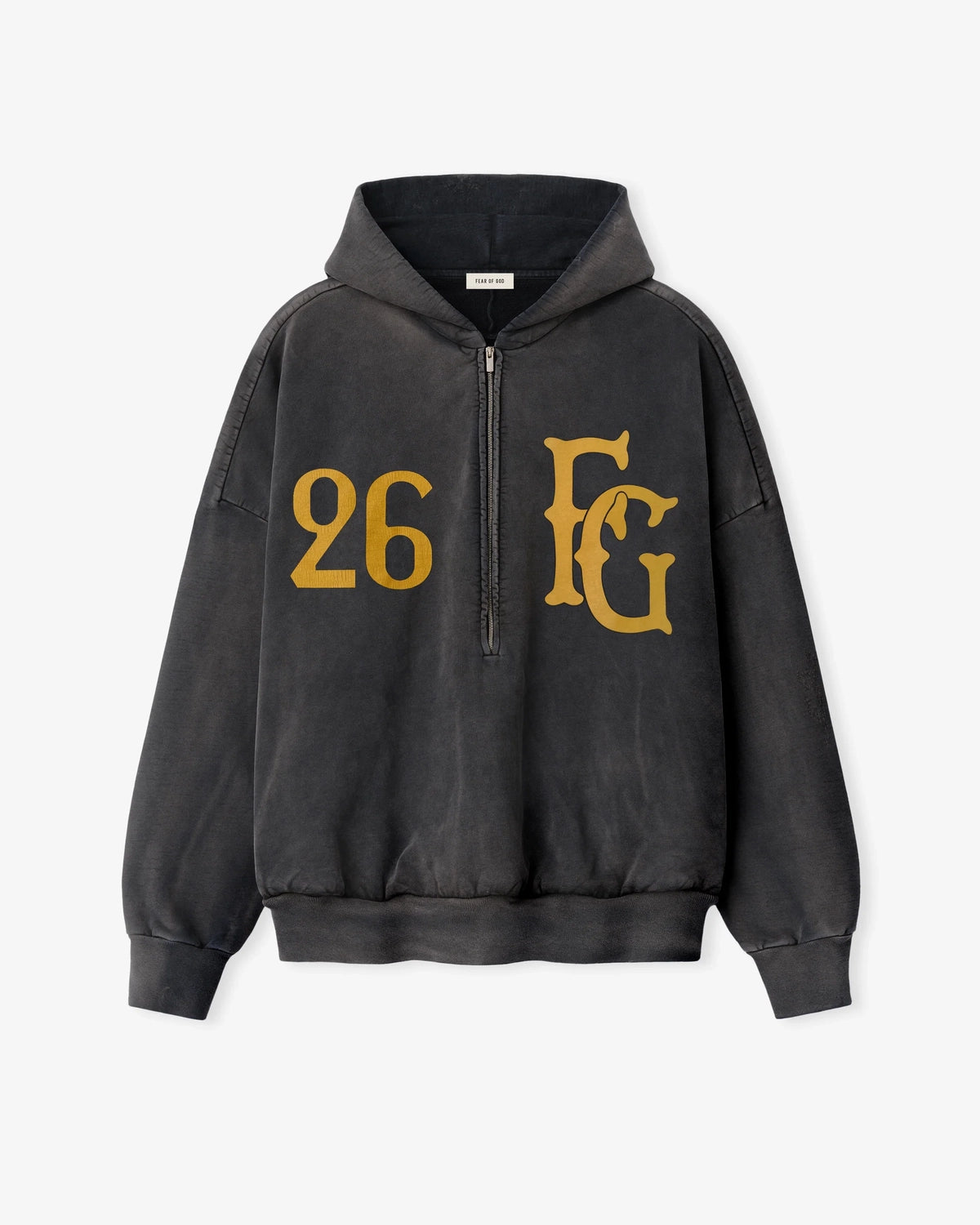 FEAR OF GOD(フィアオブゴッド) / Baseball Club Half Zip Hoodie