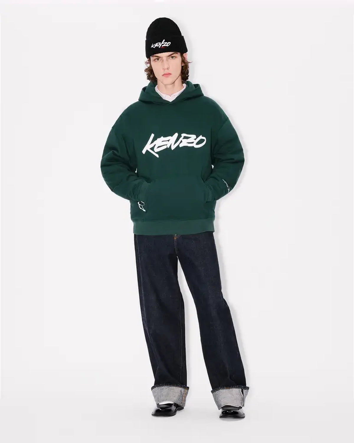 KENZO × Futura / 'Kenzo x Futura 2000' パデッド コットン フ―ディー (FF65HO5504SG)