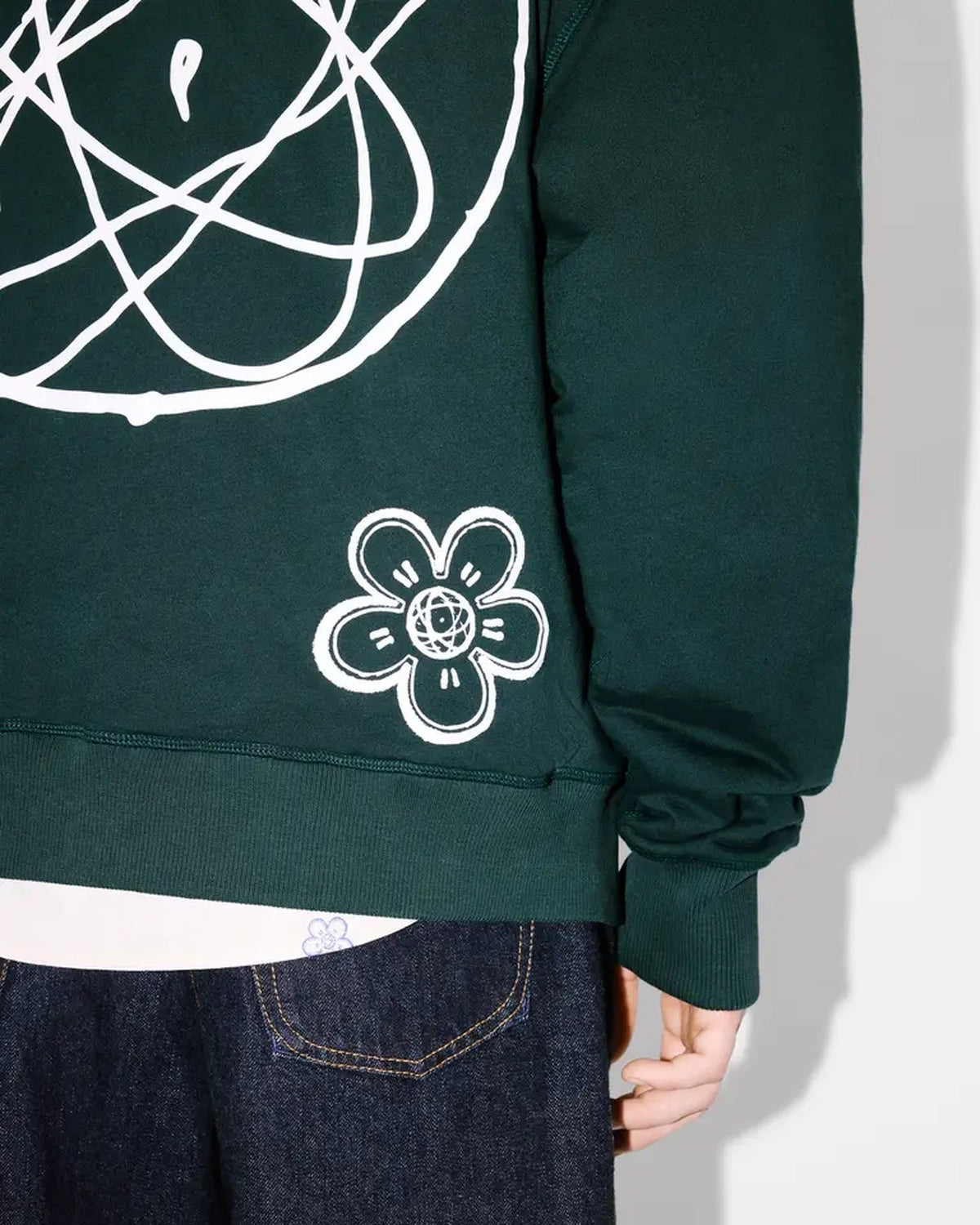 KENZO × Futura / 'Kenzo x Futura 2000' パデッド コットン フ―ディー (FF65HO5504SG)