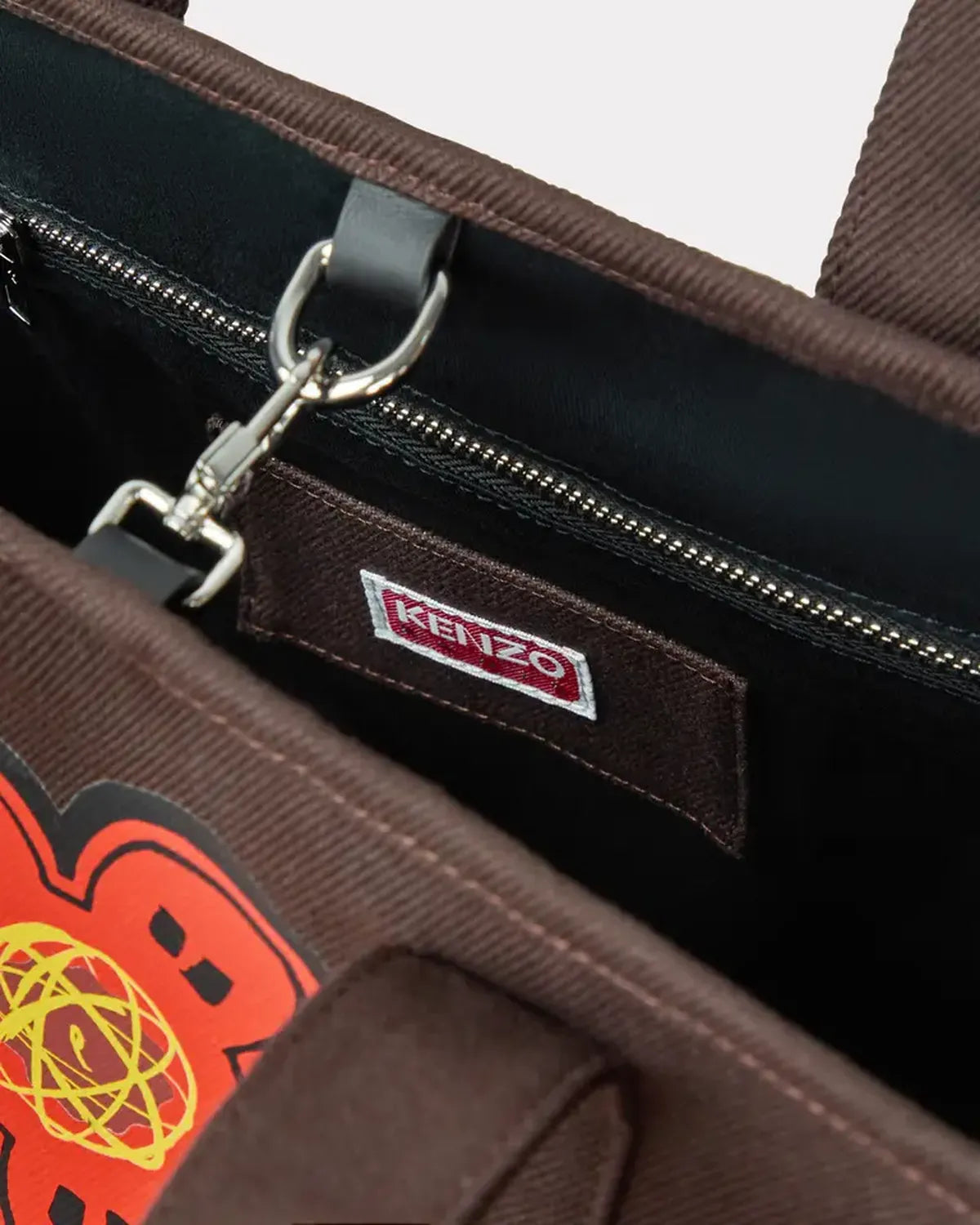 KENZO / 'Kenzo x Futura 2000' キャンバス 'Kenzo Utility' ラージ トートバッグ (FF68SA911F36)