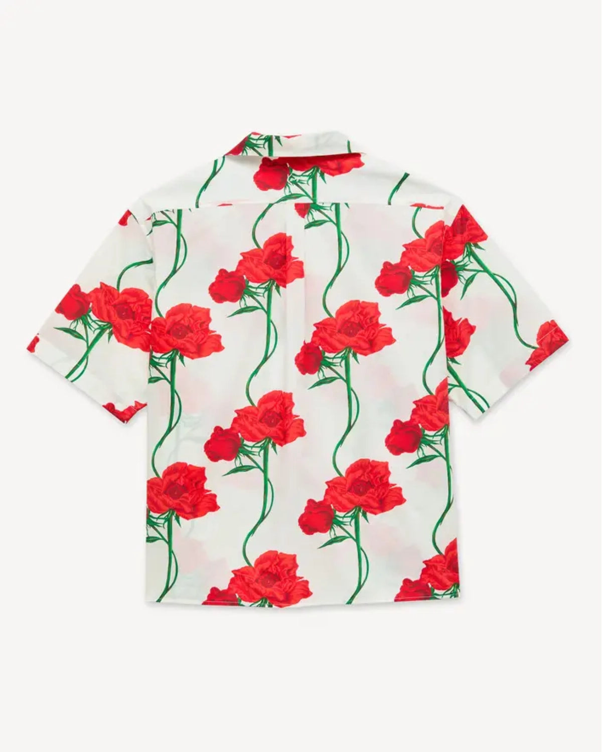 KENZO / 'KENZO Archive Rose' ハワイアン ショートスリーブ シャツ イン コットン (FG55CH1359O2)