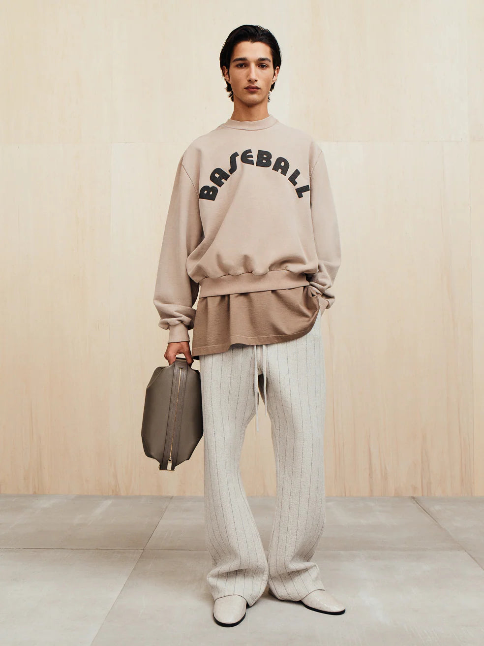 FEAR OF GOD / BASEBALL CLASSIC FIT HALF RAGLAN SWEATSHIRT (FG9M12-9934BHF)