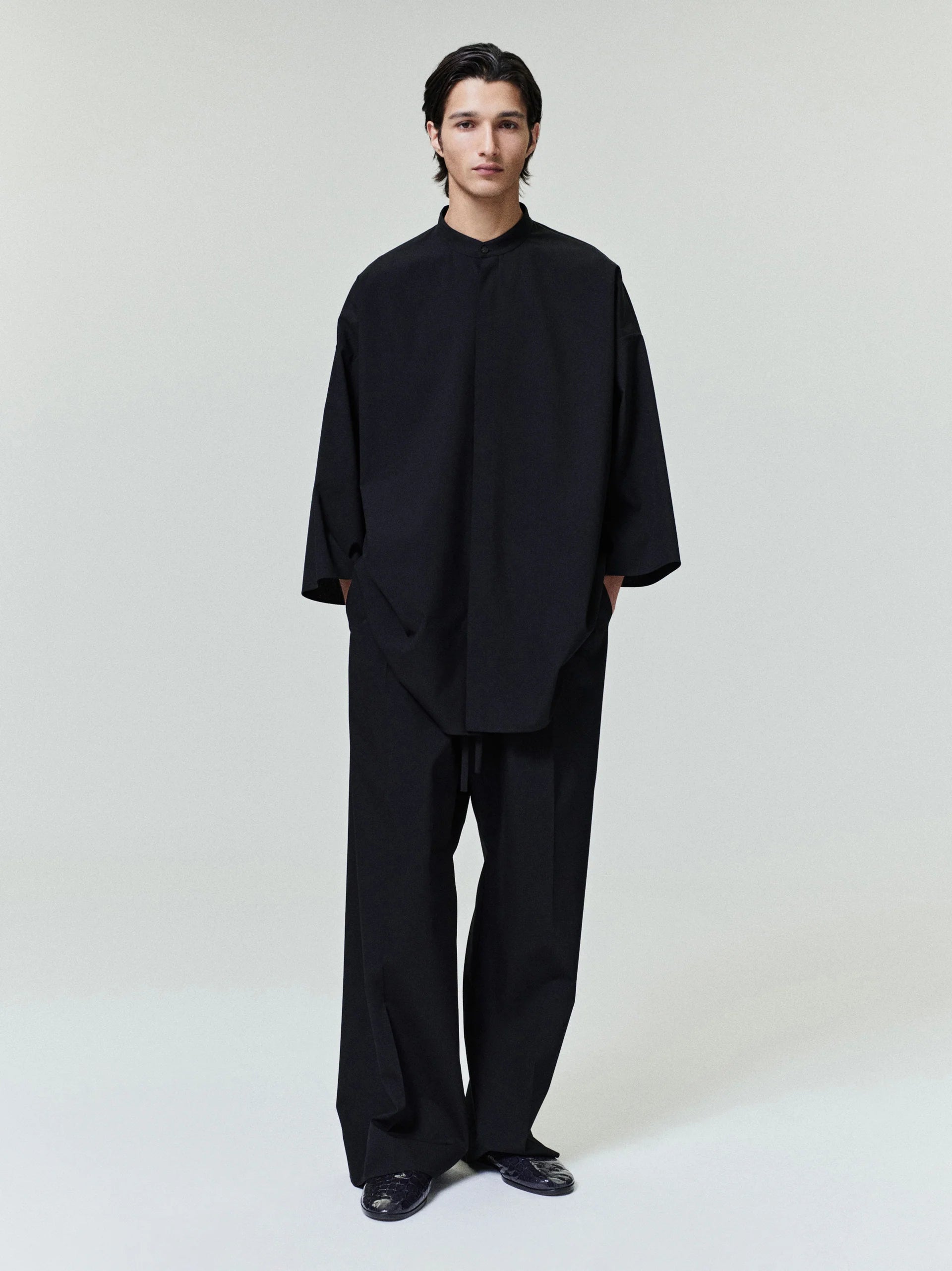 FEAR OF GOD / WIDE LEG DRAWSTRING PANTS (FG9M65-653OXF)
