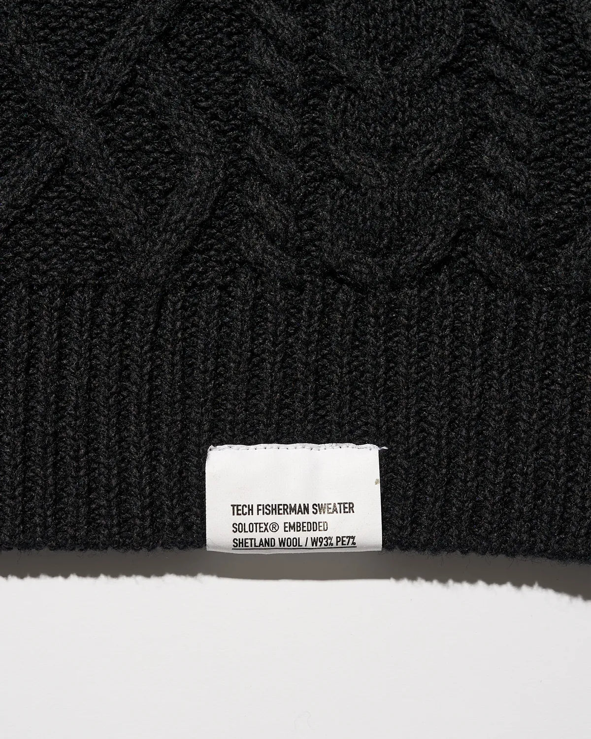 FreshService / SHETLAND WOOL × SOLOTEX® TECH FISHERMAN SWEATER (FSC253-80165)