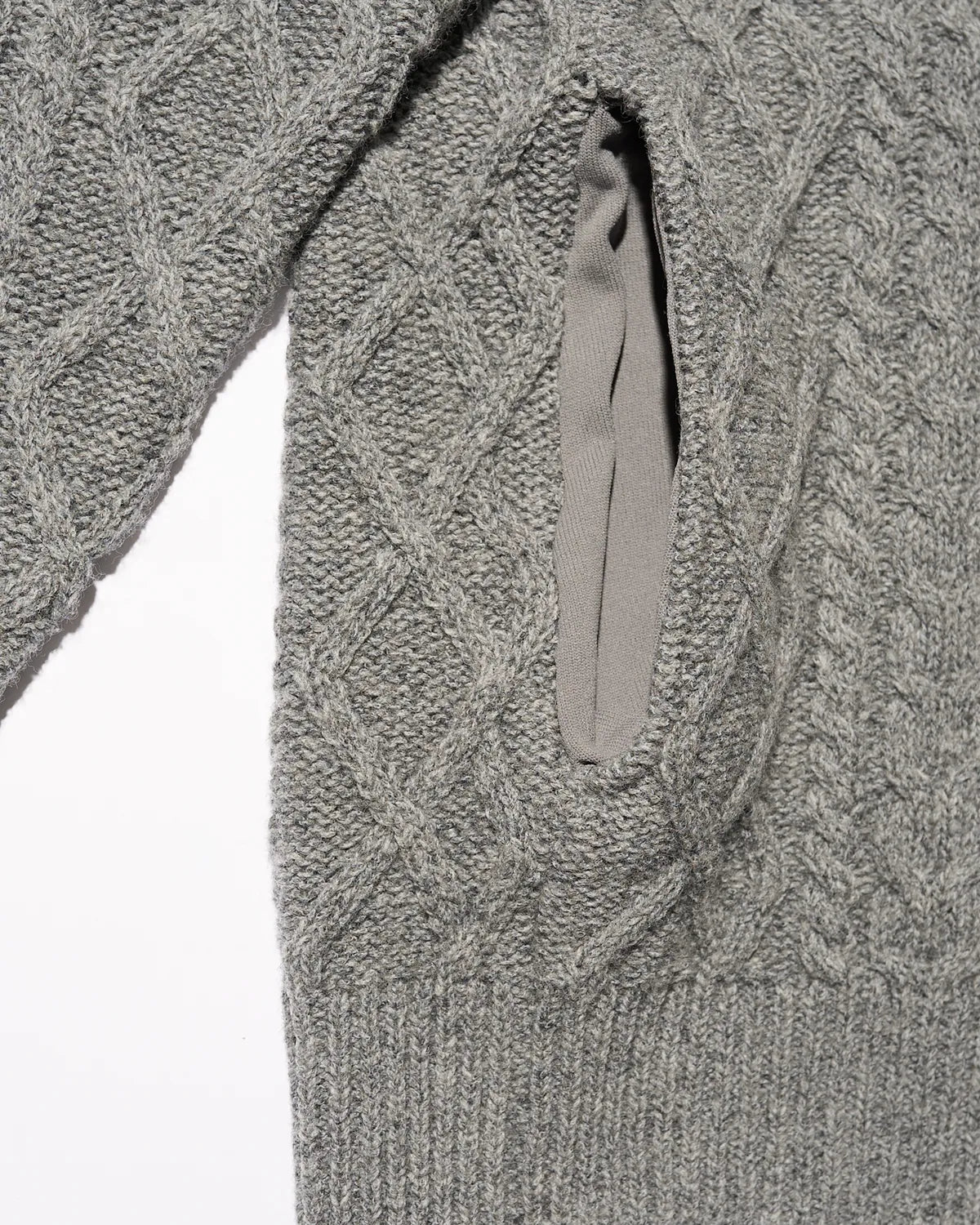 FreshService / SHETLAND WOOL × SOLOTEX® TECH FISHERMAN SWEATER (FSC253-80165)